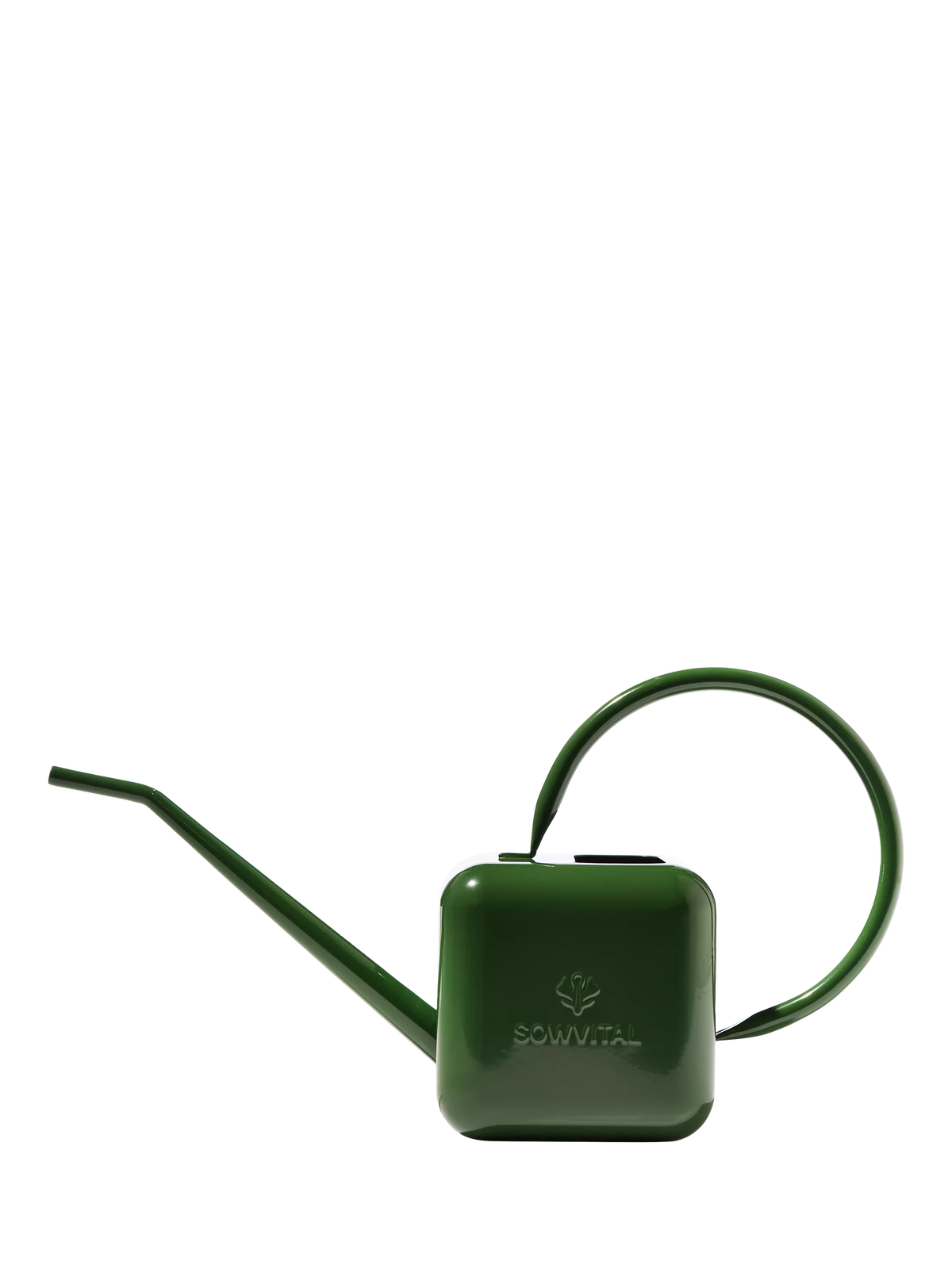 Sowvital watering can Love Thy Plants 1.25L green - British product