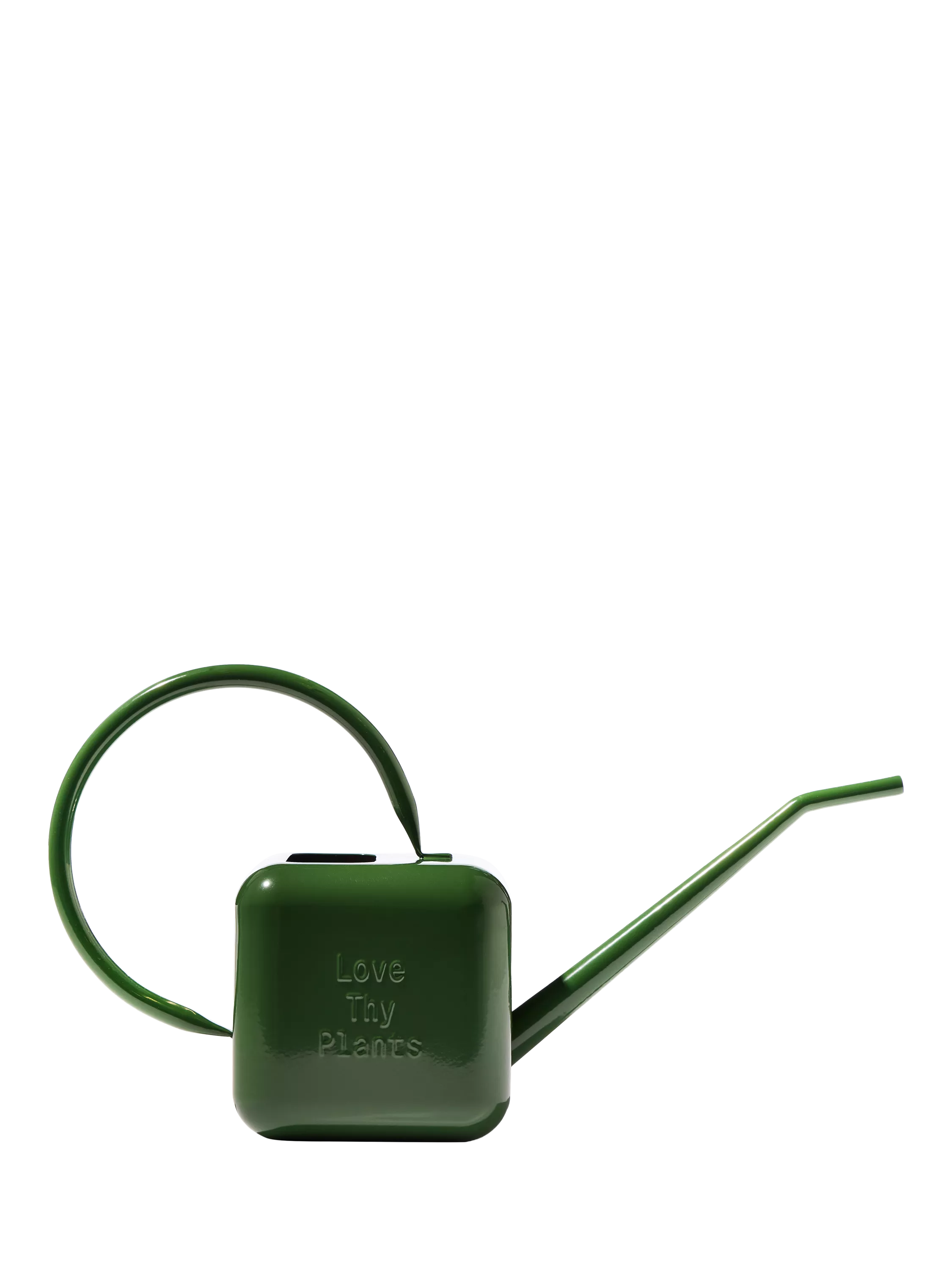 Sowvital watering can Love Thy Plants 1.25L green - British product