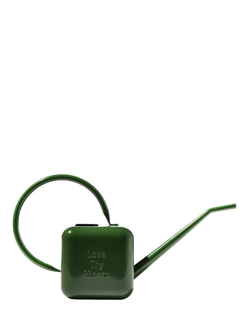 Sowvital watering can Love Thy Plants 1.25L green - British product