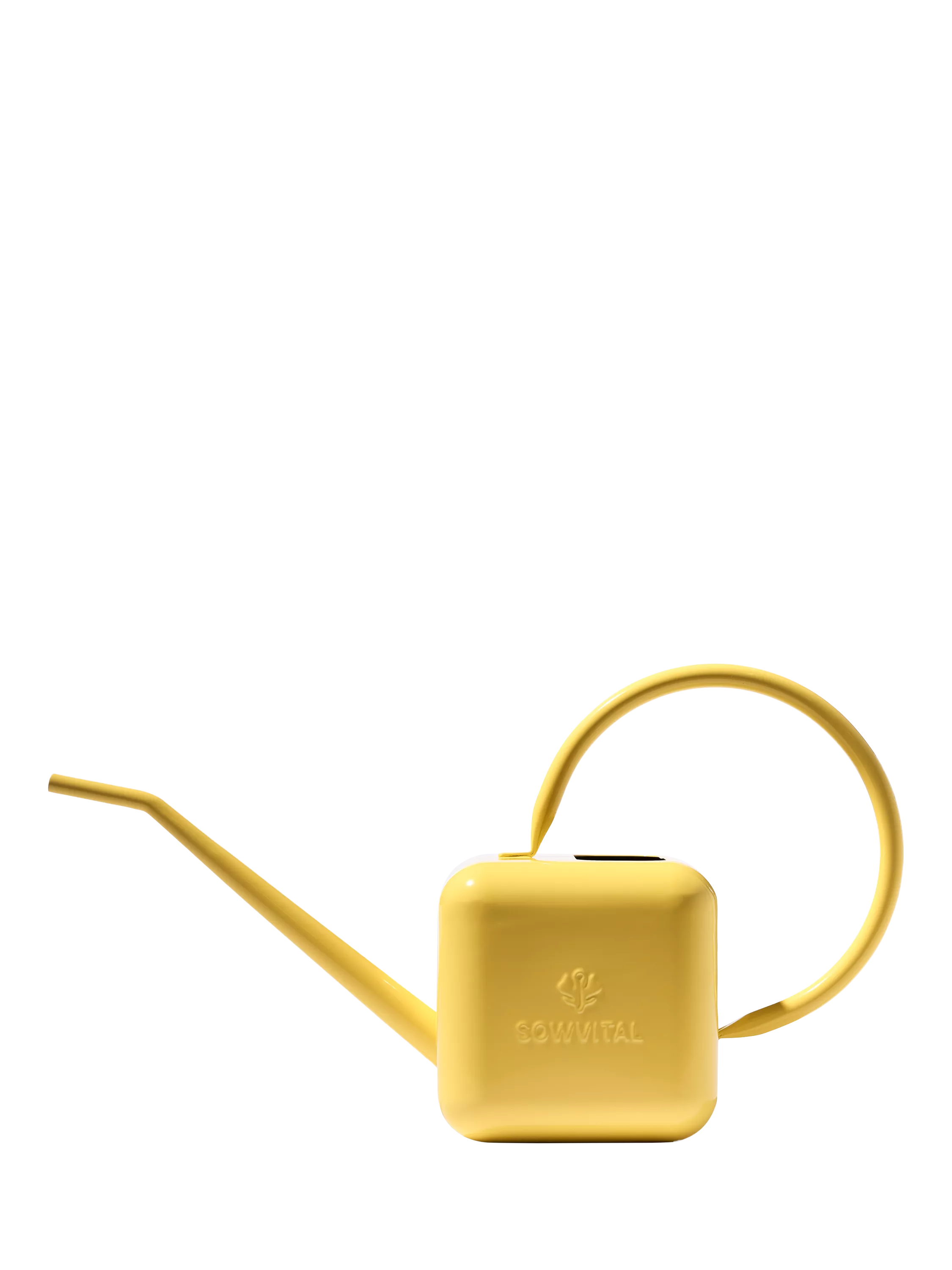 Sowvital watering can yellow 1.25L, imported from the UK