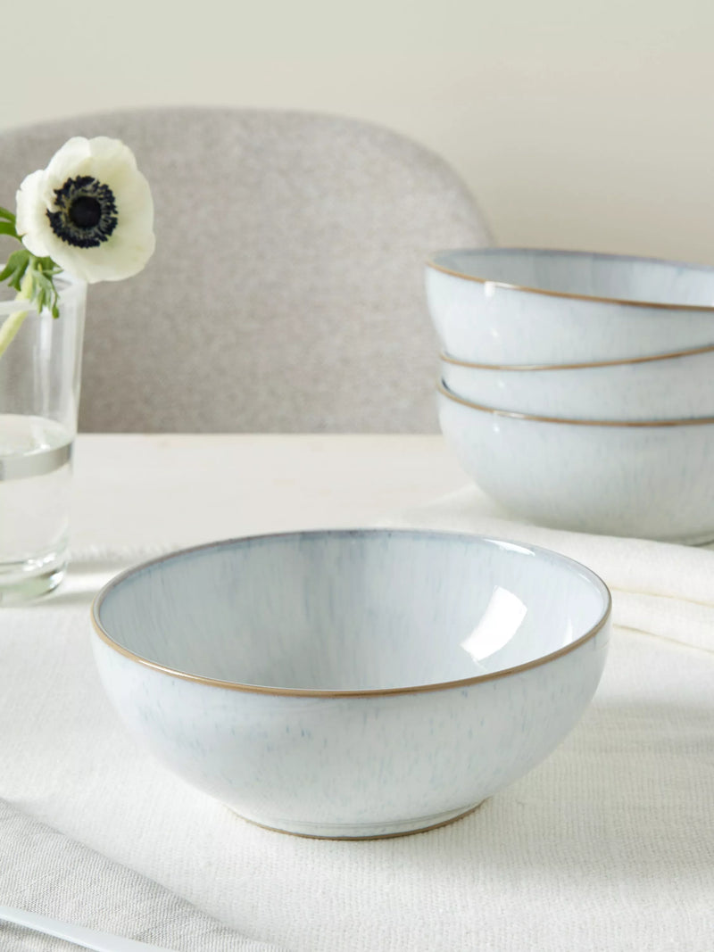 Denby White Speckle cereal bowl 17cm, UK version
