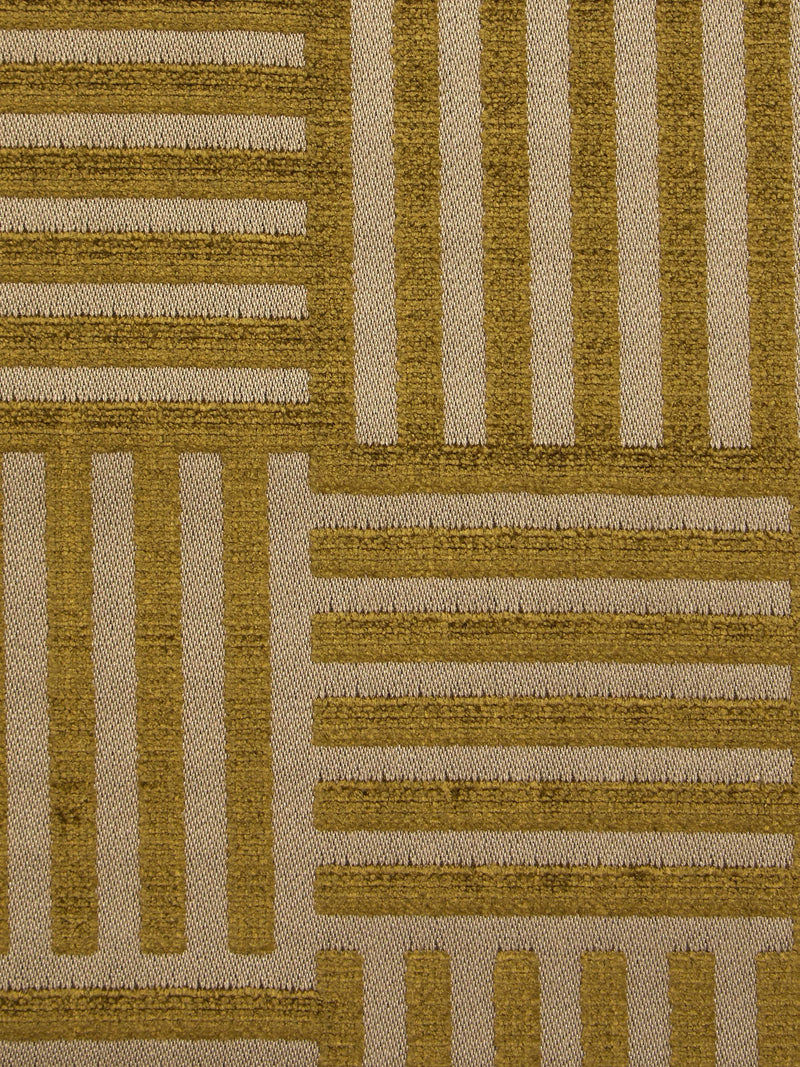 Liberty London Archive Geometric Furnishing Fabric, Kelp