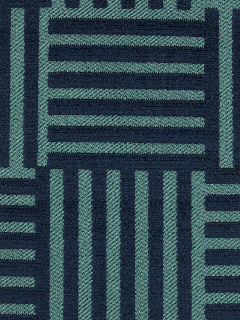 Liberty London Archive Geometric Furnishing Fabric, Smalt Blue