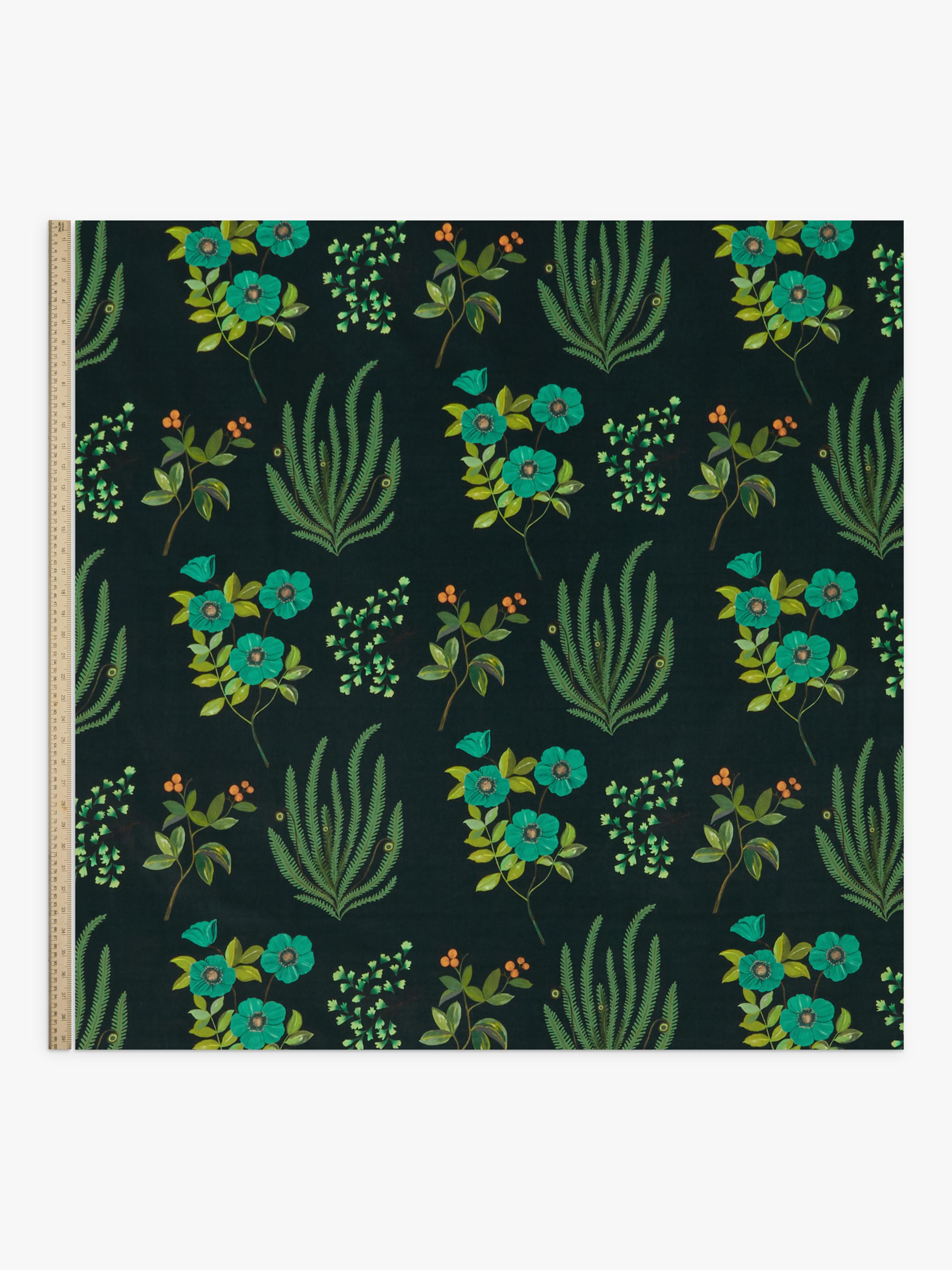 Liberty London Botanical Flora fabric in cotton velvet, imported from the UK