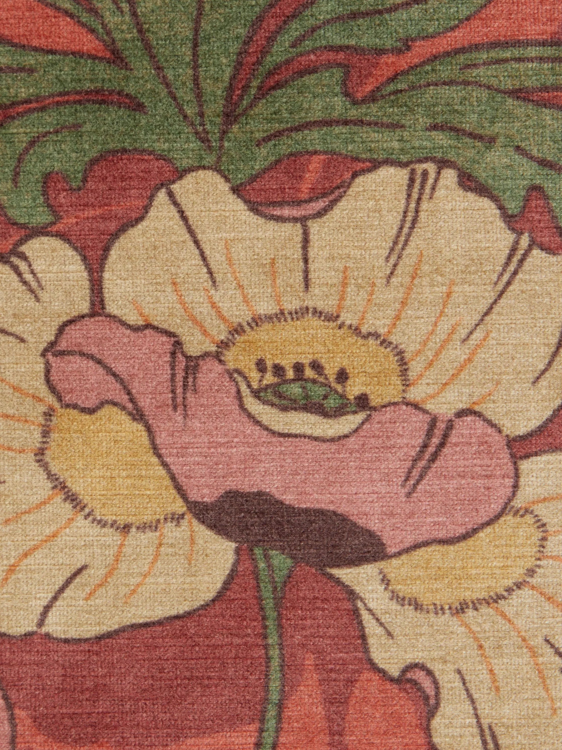 Liberty London Butterfield velvet furnishing fabric in lacquer colour, UK version