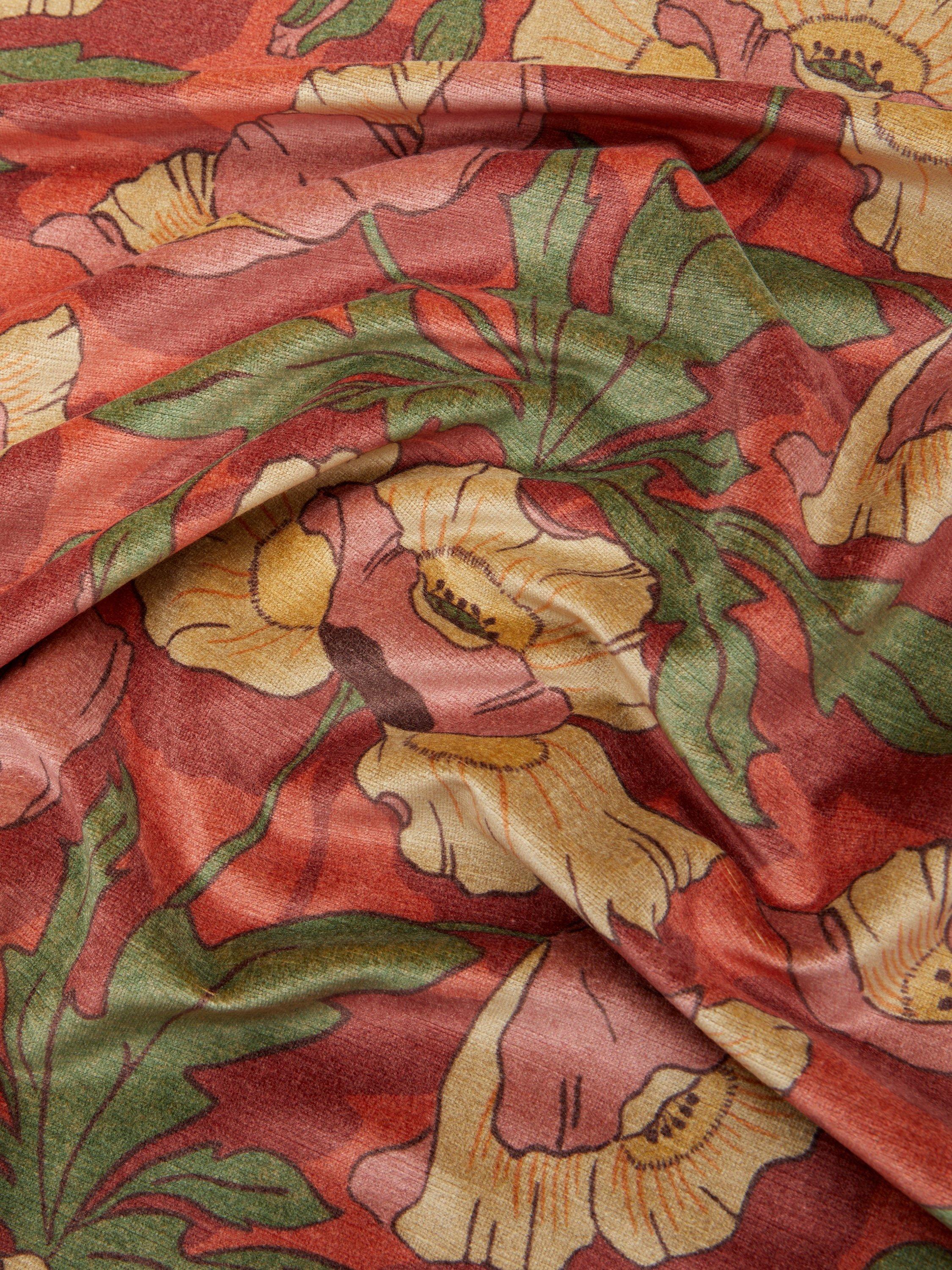 Liberty London Butterfield velvet furnishing fabric in lacquer colour, UK version