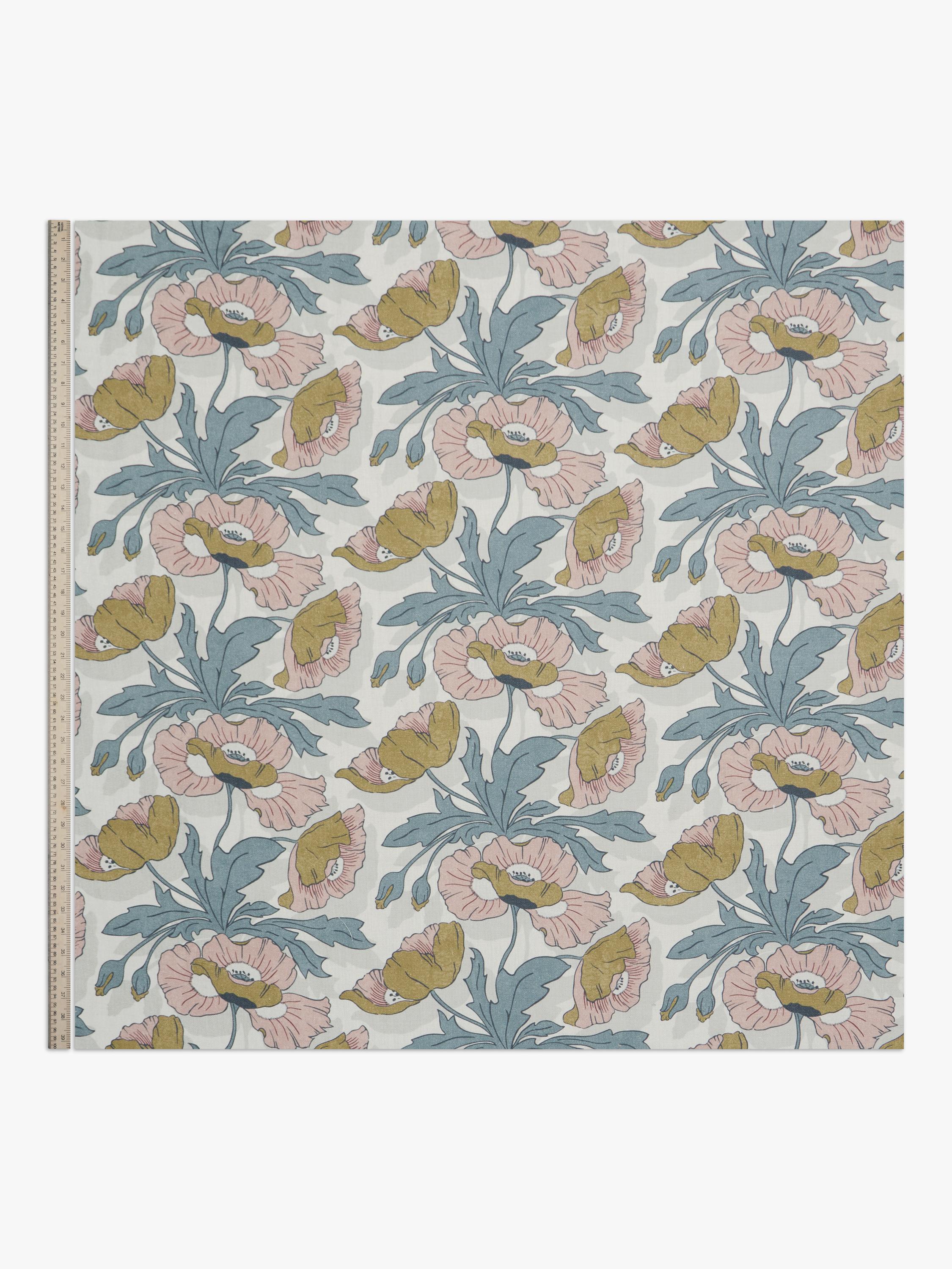 Liberty London Butterfield furnishing fabric poppy print - British product