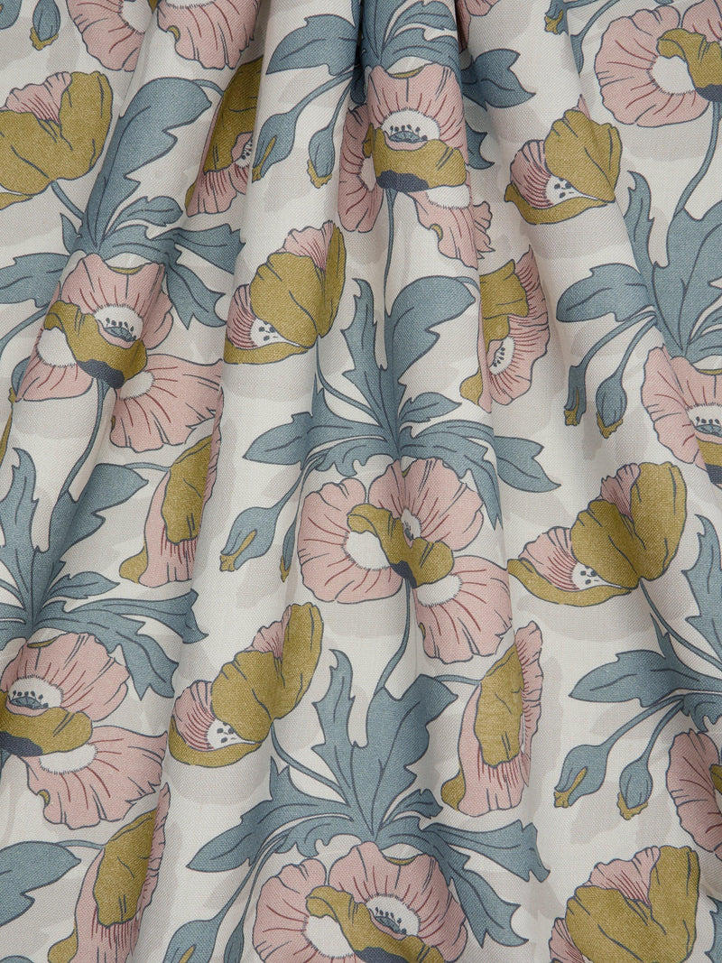 Liberty London Butterfield furnishing fabric poppy print - British product