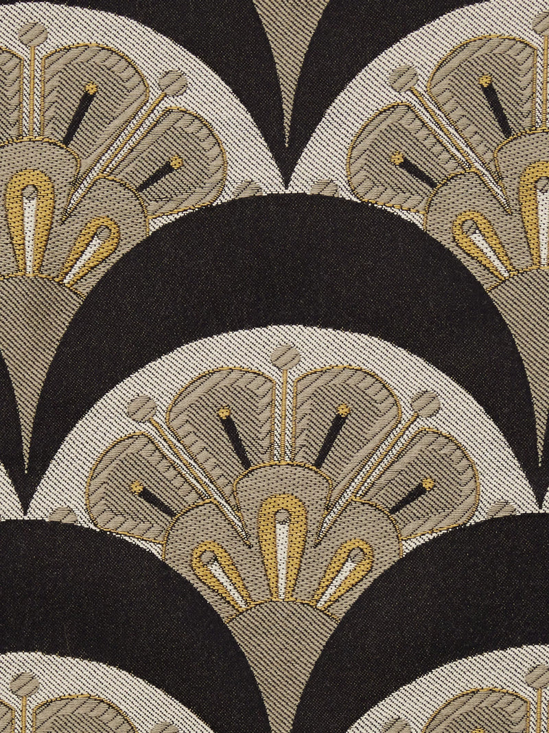 Liberty London Deco Scallop Furnishing Fabric, Pewter Dark