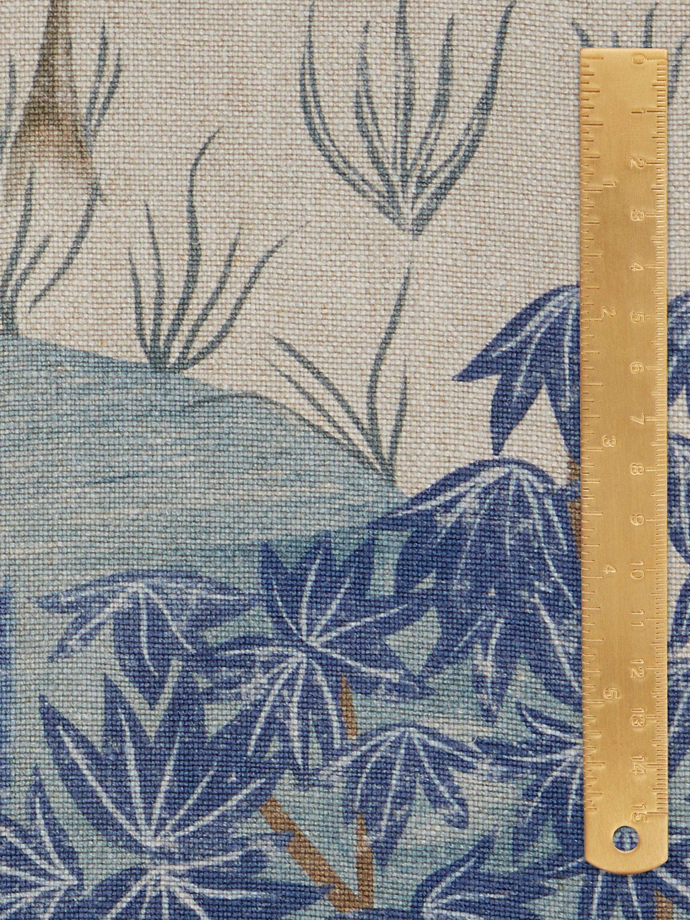 Liberty London Enchanted Wood furnishing fabric Lapis, UK version