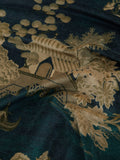Liberty London Kelp velvet furnishing fabric (British brand)