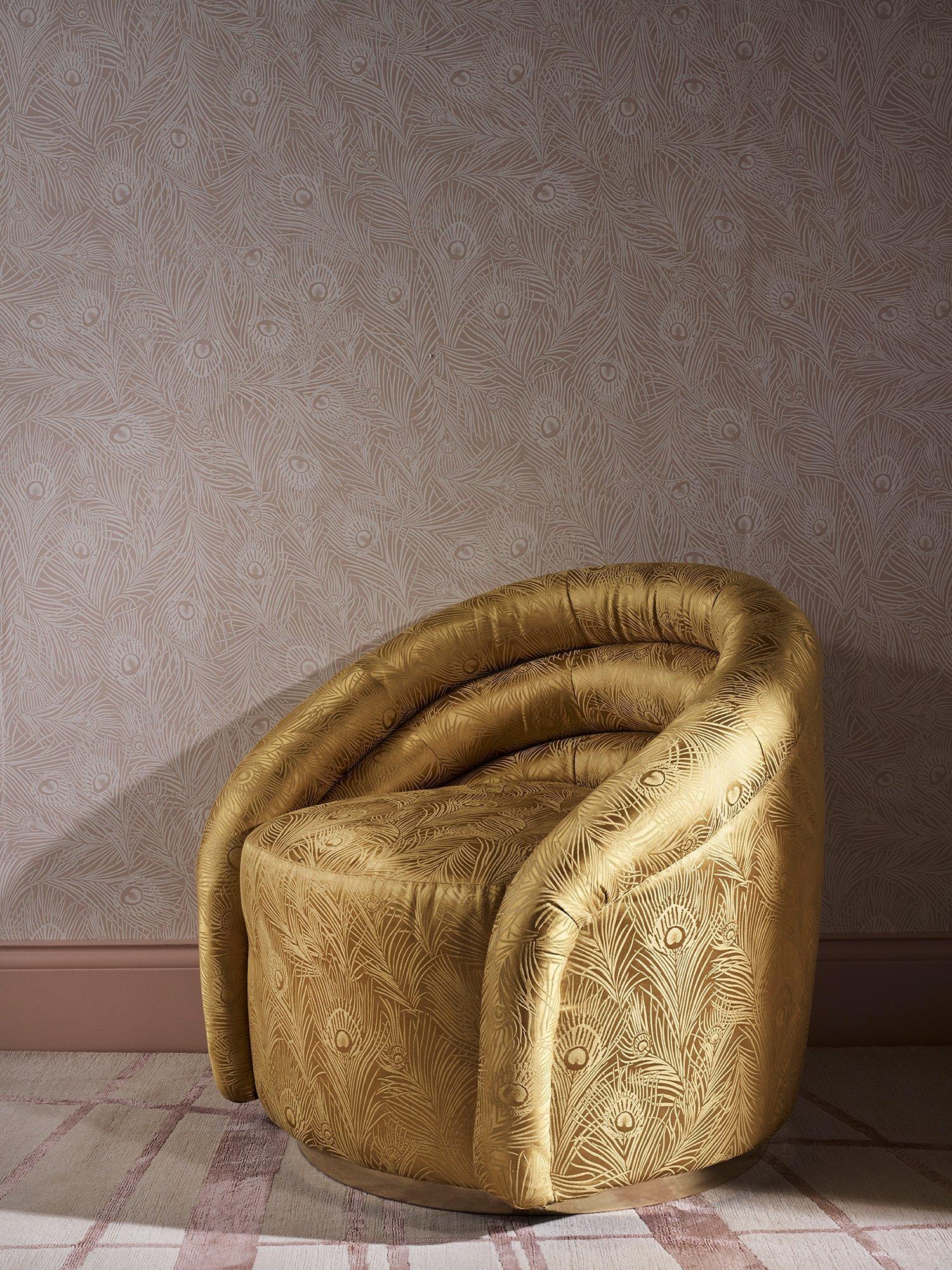 Liberty London Hera Plume jacquard furnishing fabric, imported from the UK