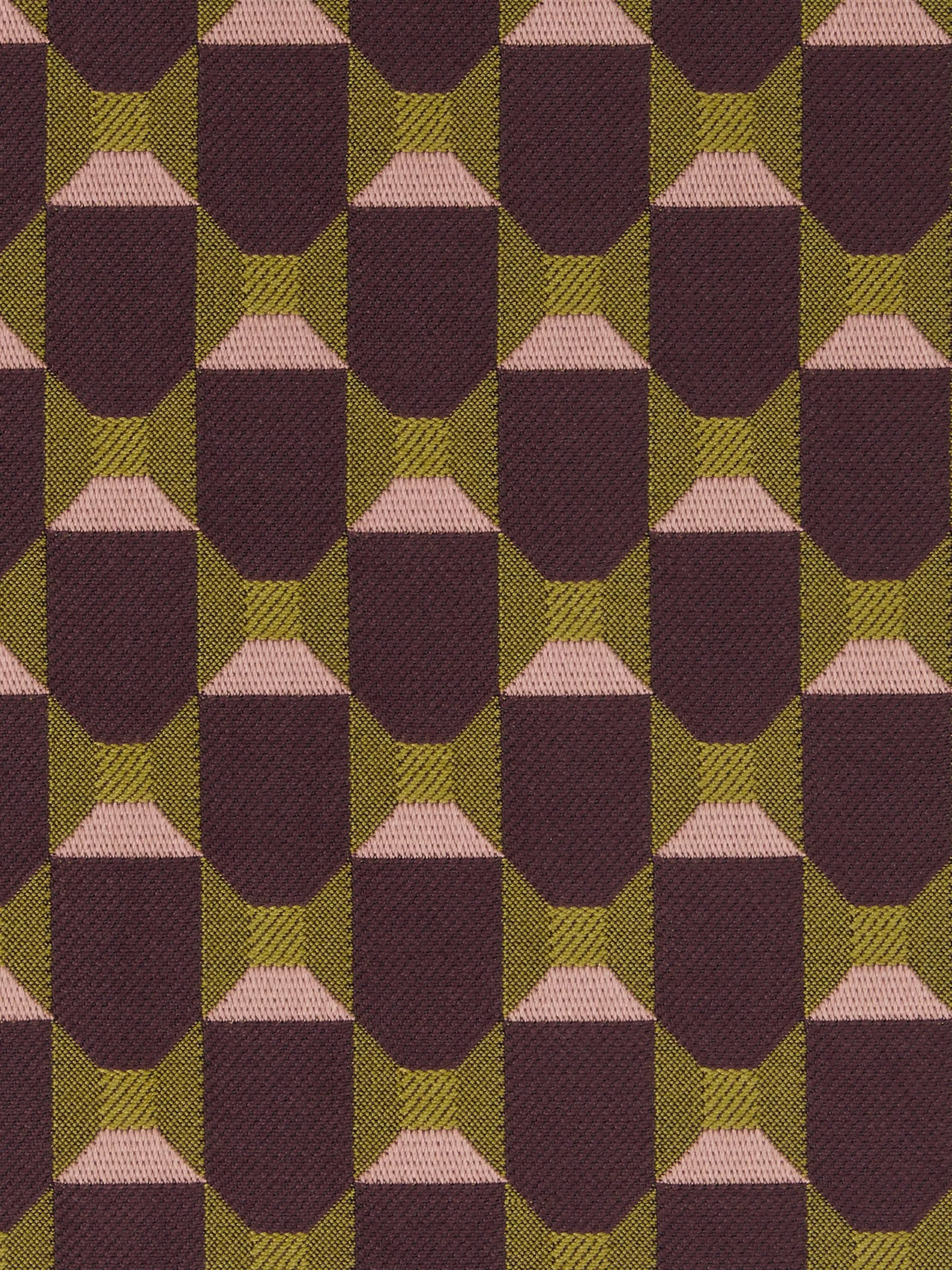 Liberty London Obi Check Furnishing Fabric, Brinjal