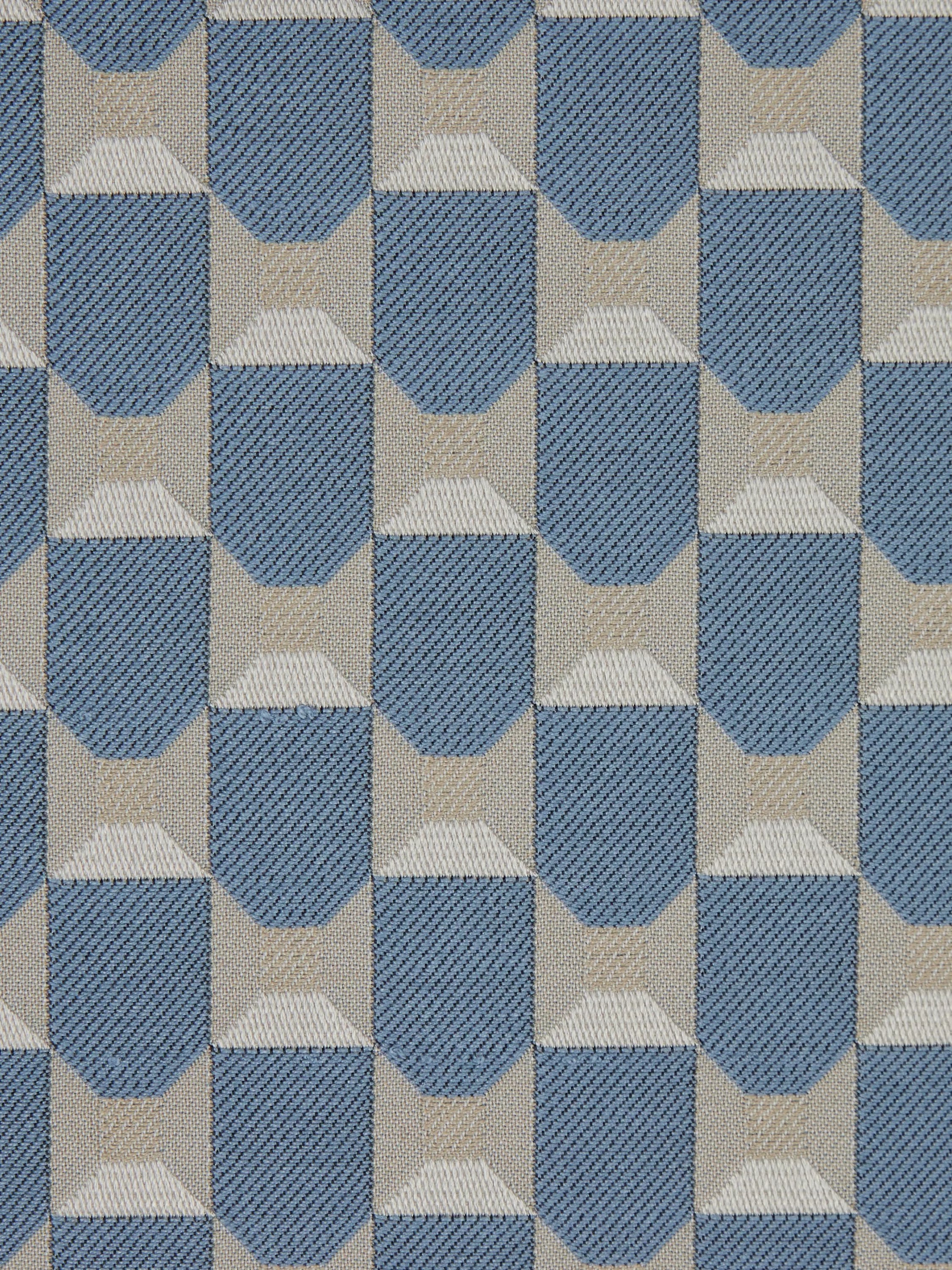Liberty London Obi Check Furnishing Fabric, Flax Flower