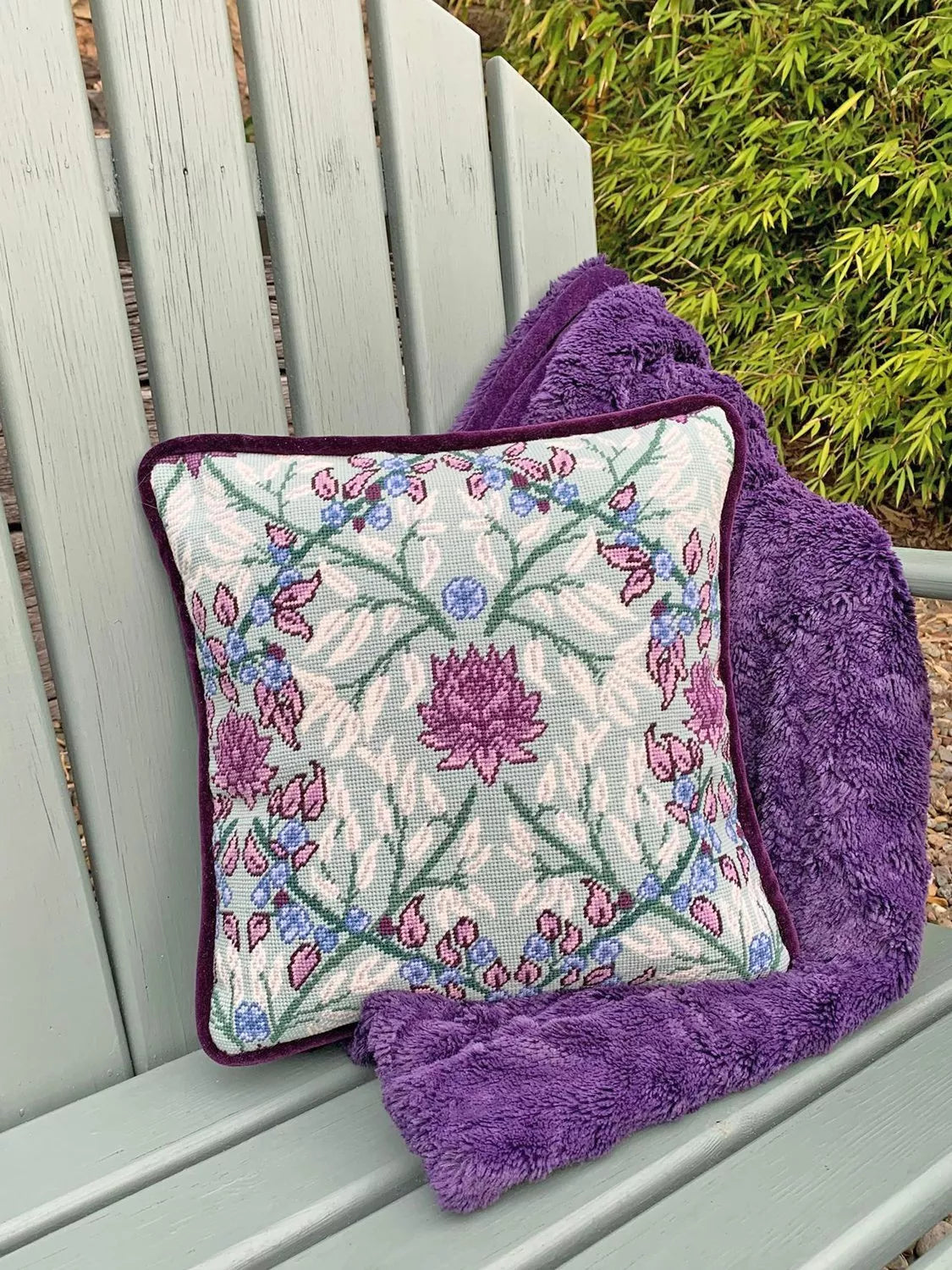 Bothy Threads Heritage Blooms tapestry kit 36x36cm, UK version
