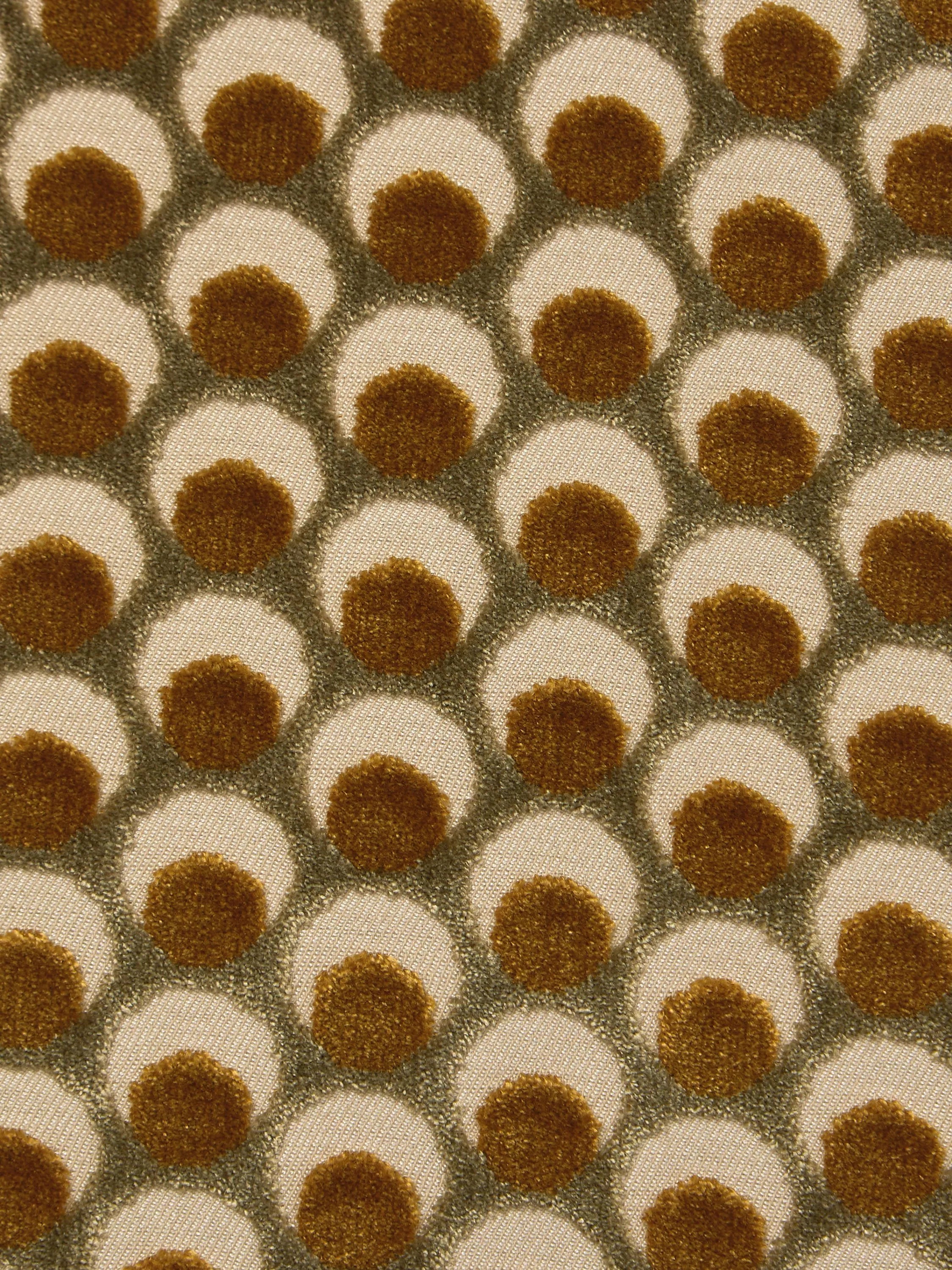 Liberty London Ottoman Spot velvet fabric (British brand)