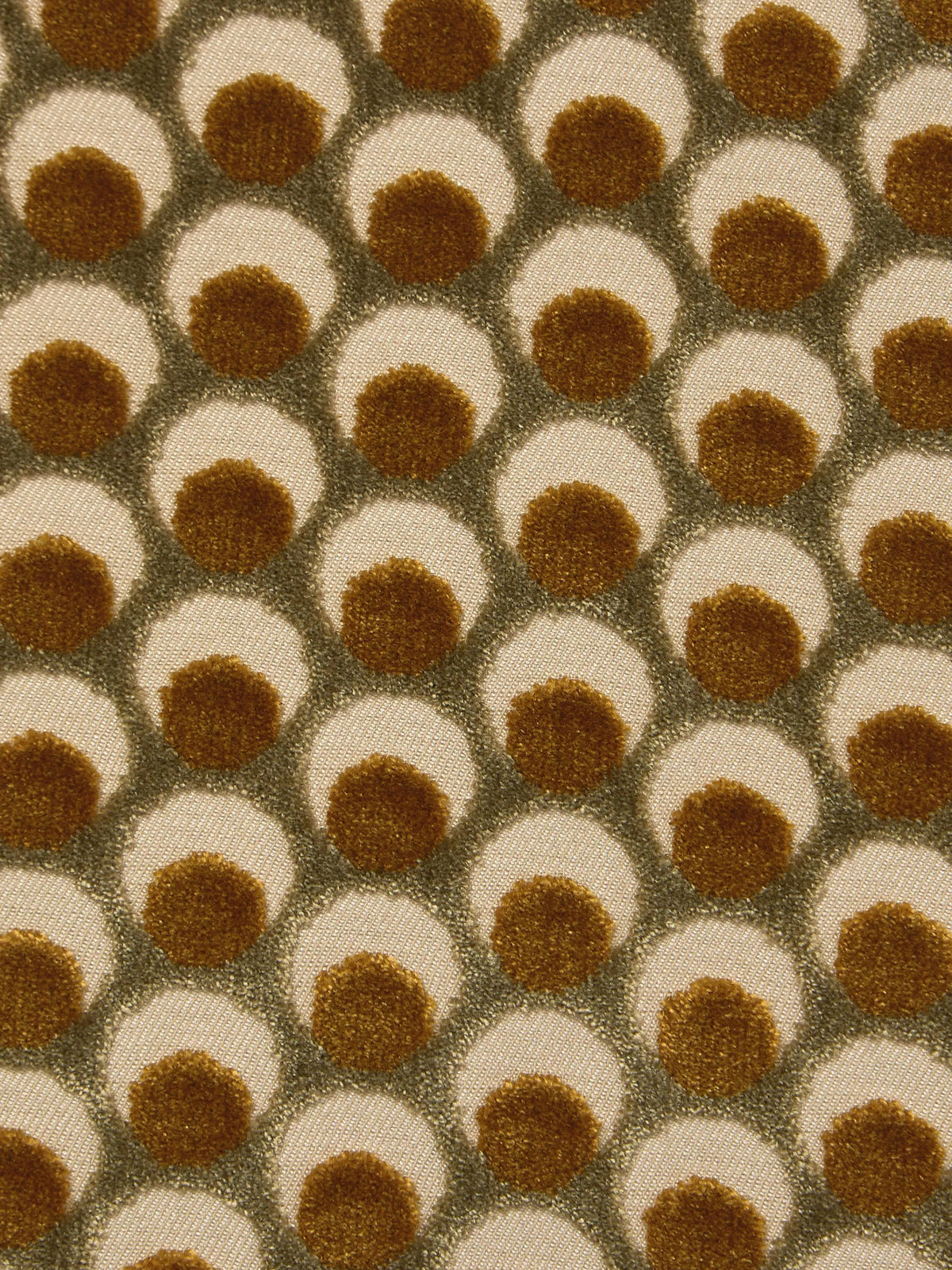 Liberty London Ottoman Spot velvet fabric (British brand)