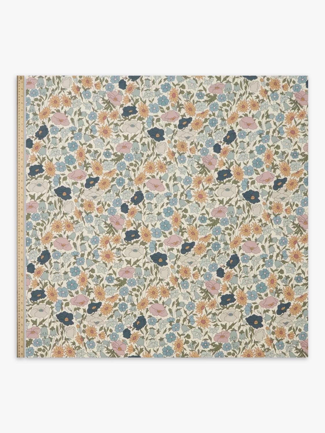 Liberty London Poppy Meadowfield linen furnishing fabric, imported from the UK
