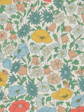 Liberty London Poppy Meadowfield floral cotton fabric (British brand)