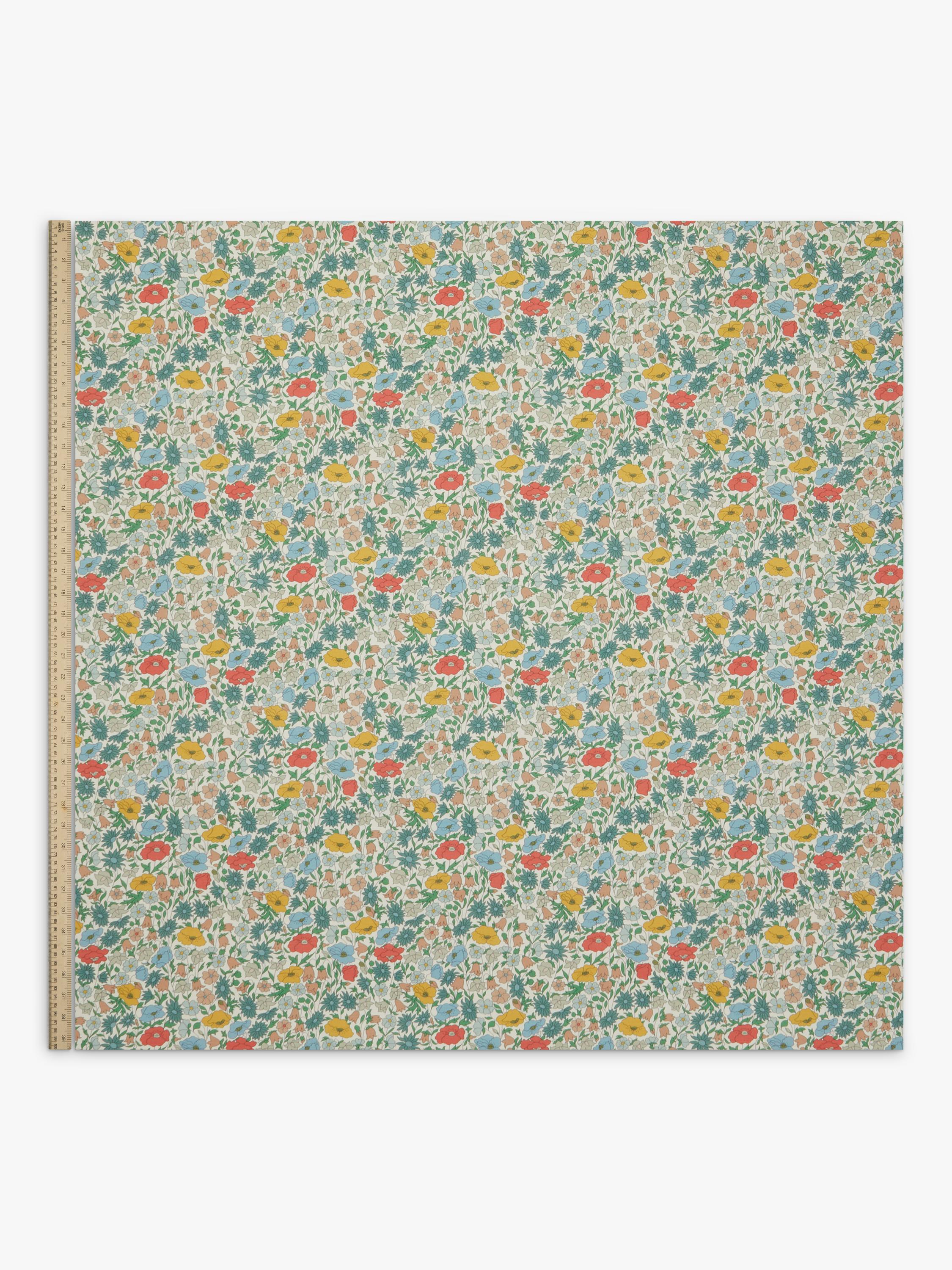 Liberty London Poppy Meadowfield floral cotton fabric (British brand)