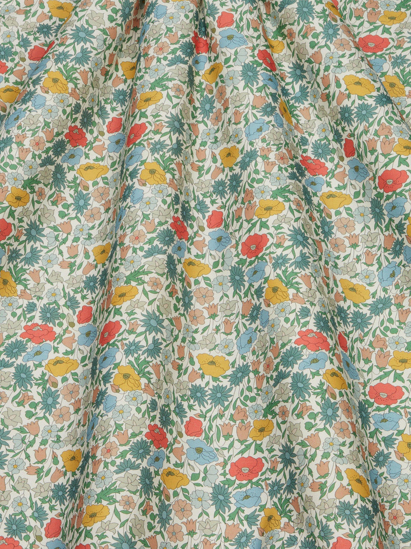 Liberty London Poppy Meadowfield floral cotton fabric (British brand)