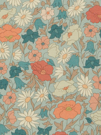 John Lewis Liberty London Poppy Meadowfield Cotton Furnishing Fabric- Buy online at McGrocer