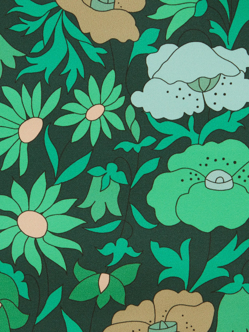 Liberty London Poppy Meadowfield Furnishing Fabric, Jade