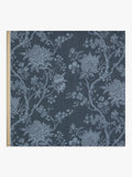 Liberty London porcelain flower furnishing fabric in ink (British brand)