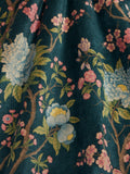 Liberty London Porcelain Trail fabric in Ink, velvet floral pattern, UK version