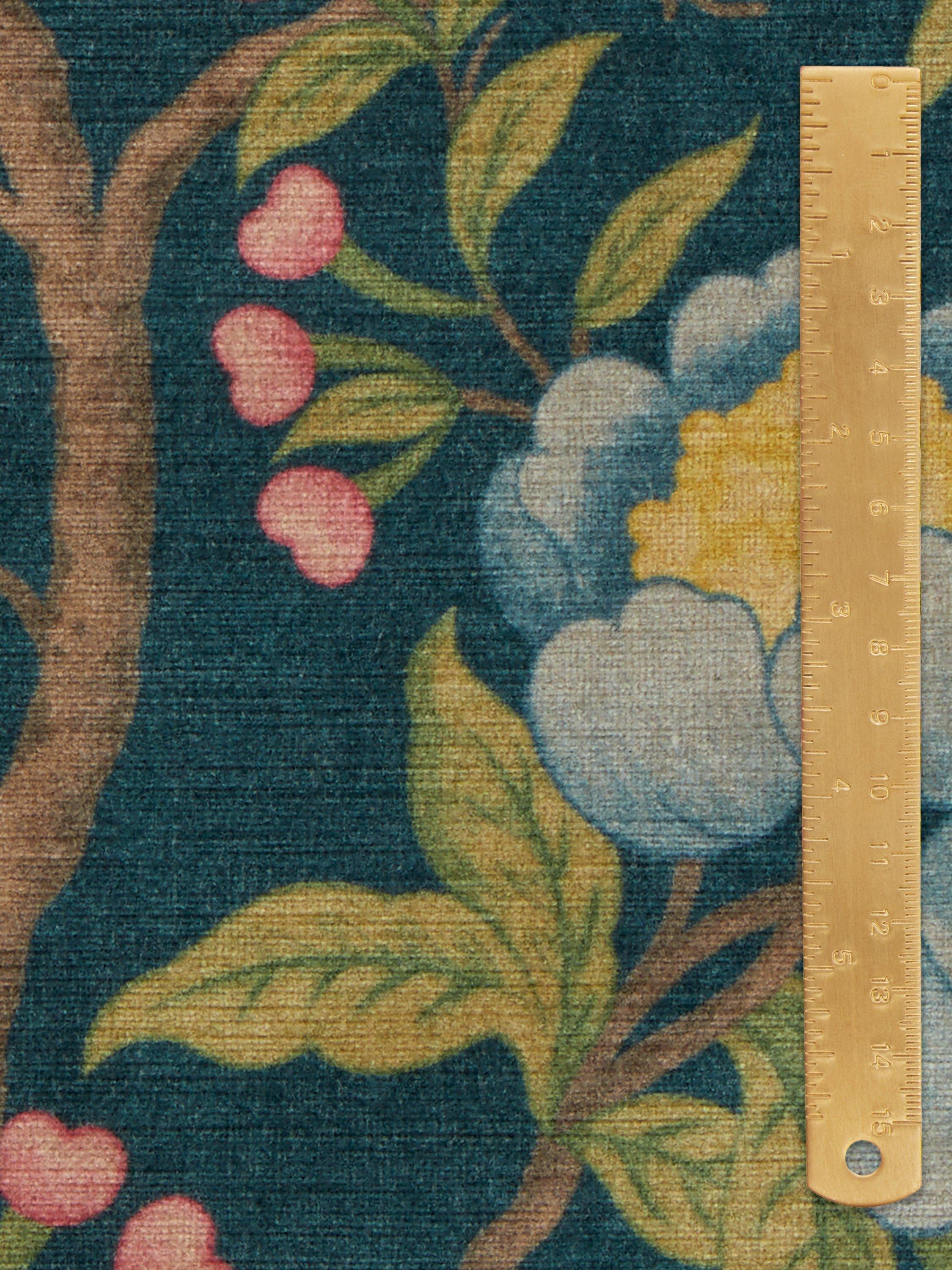 Liberty London Porcelain Trail fabric in Ink, velvet floral pattern, UK version