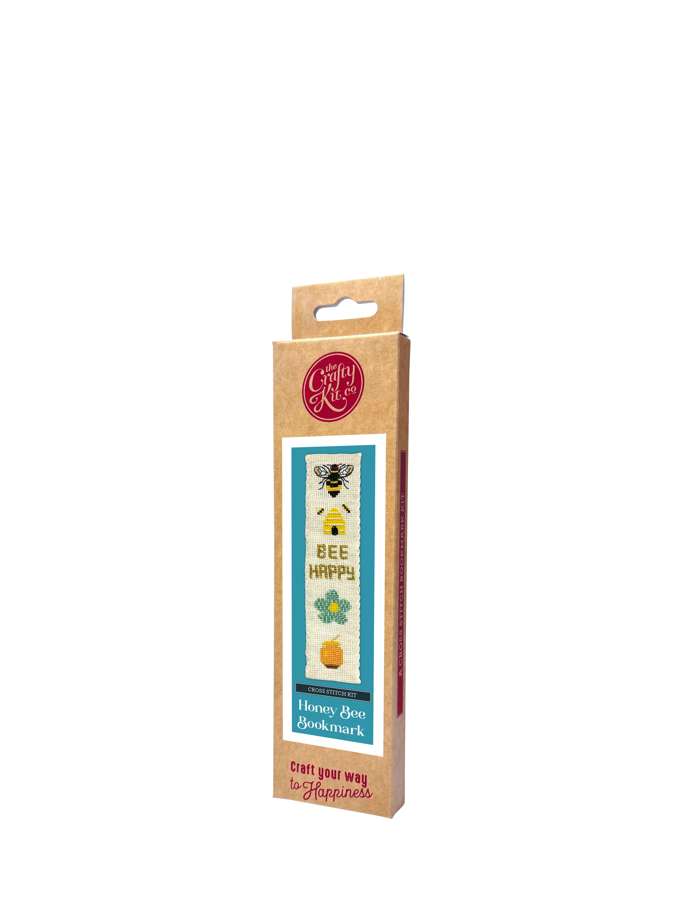 The Crafty Kit Company honey bee cross stitch bookmark kit (British brand)