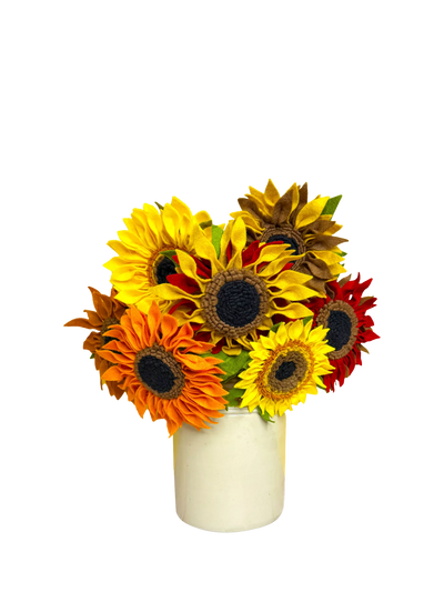 John Lewis The Crafty Kit Company Van Gogh Felt Sunflowers Sewing Kit- Buy online at McGrocer