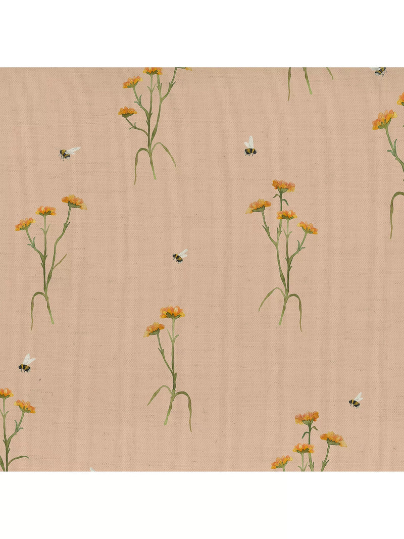 Voyage Allimore furnishing fabric with floral and animal patterns (British brand)