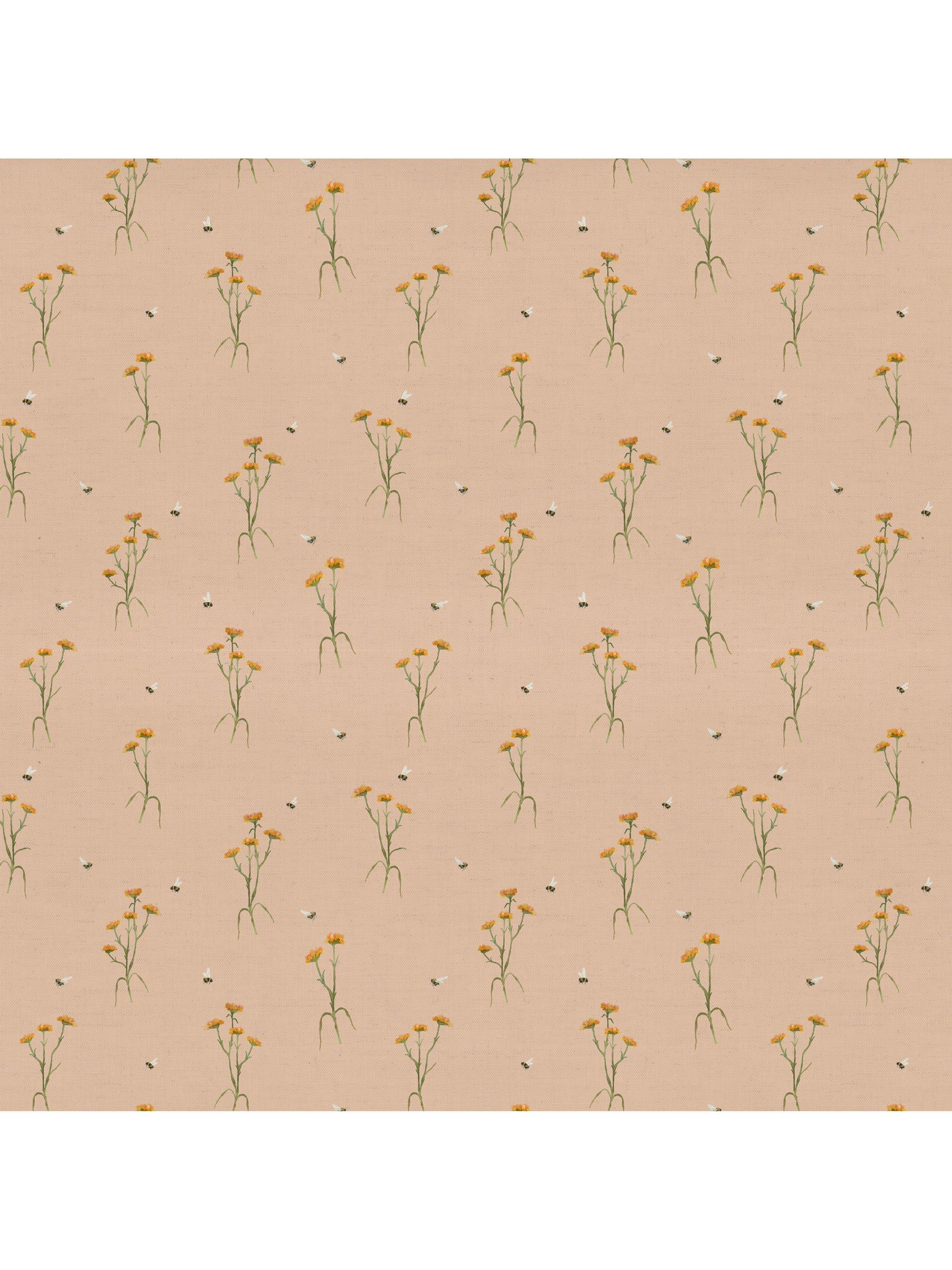 Voyage Allimore furnishing fabric with floral and animal patterns (British brand)