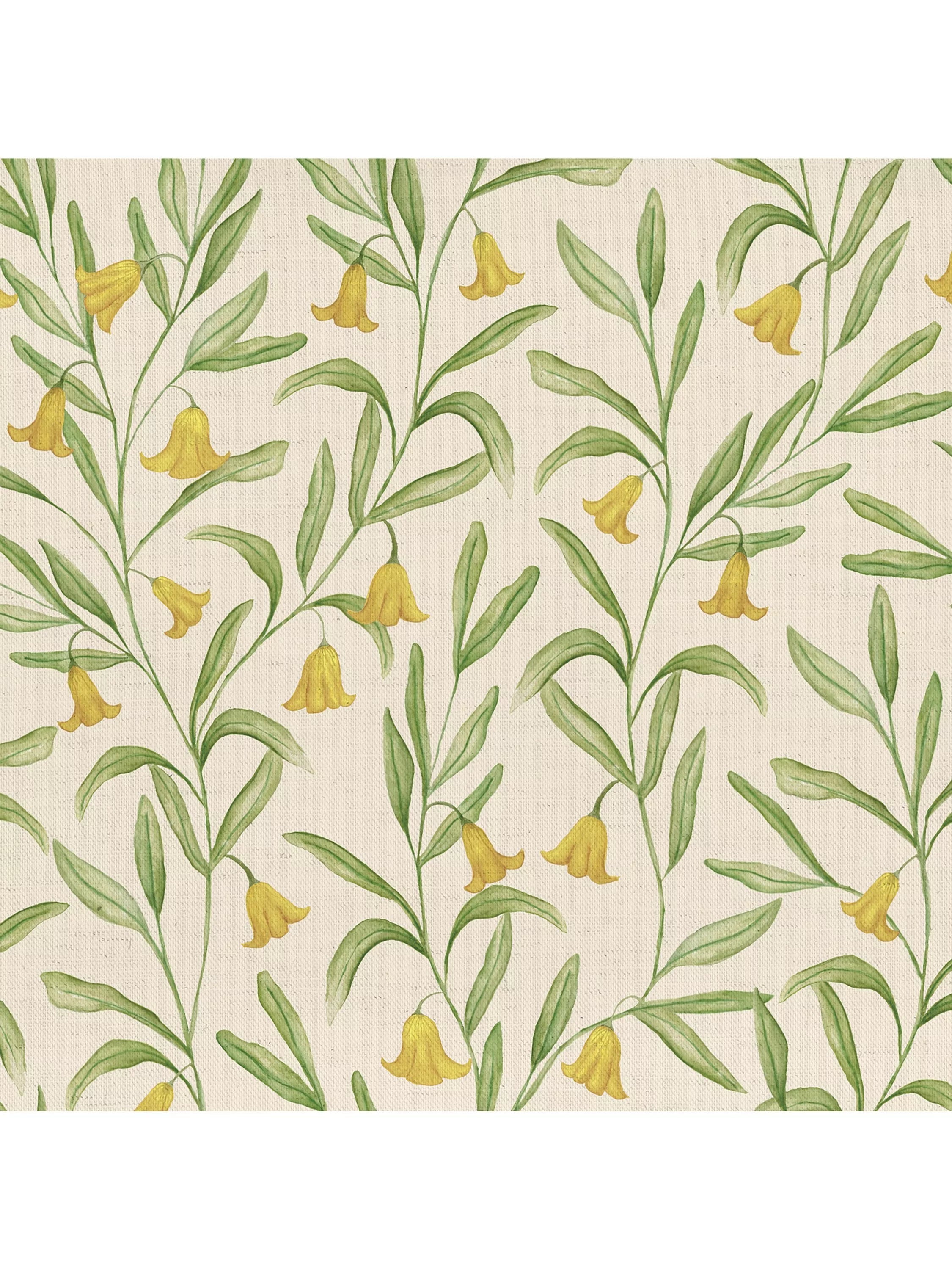 Voyage Bell Meadow Floral Printed Furnishing Fabric, 100cm