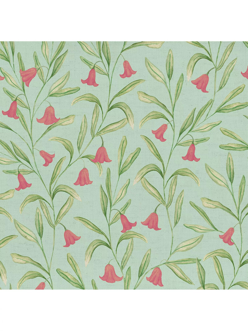 Voyage Bell Meadow Floral Printed Furnishing Fabric, 100cm