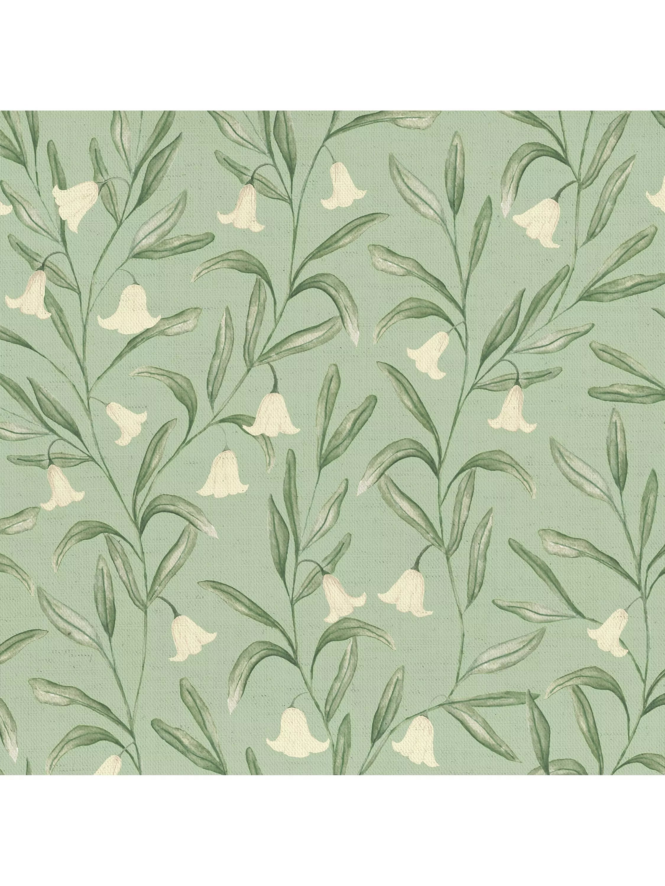 Voyage Bell Meadow Floral Printed Furnishing Fabric, 100cm