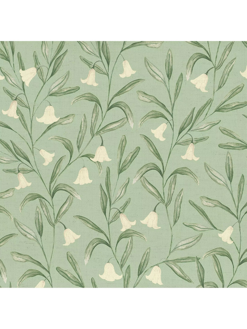 Voyage Bell Meadow Floral Printed Furnishing Fabric, 100cm