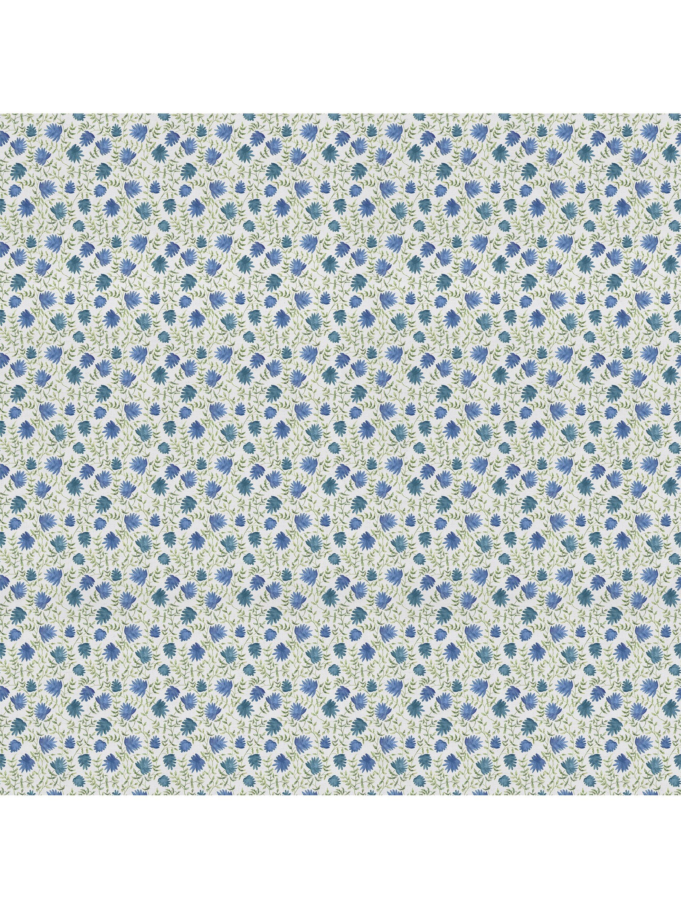 Voyage Elai cotton linen floral fabric, imported from the UK