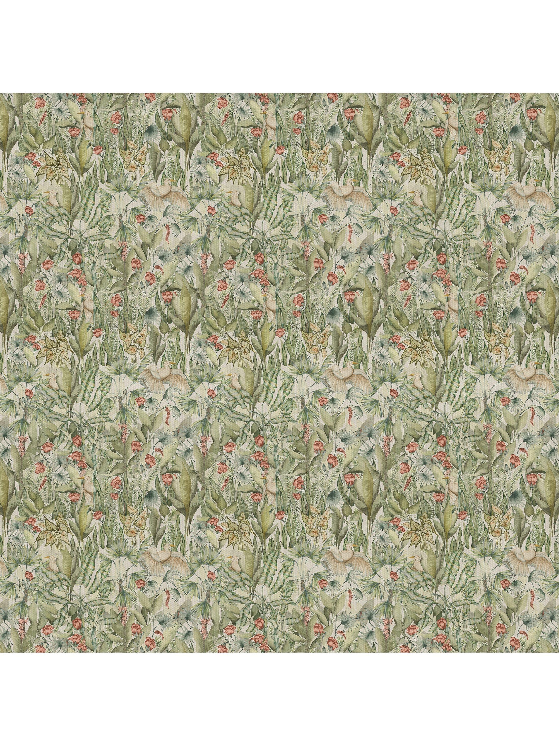 Voyage Mangrove green furnishing fabric, UK version
