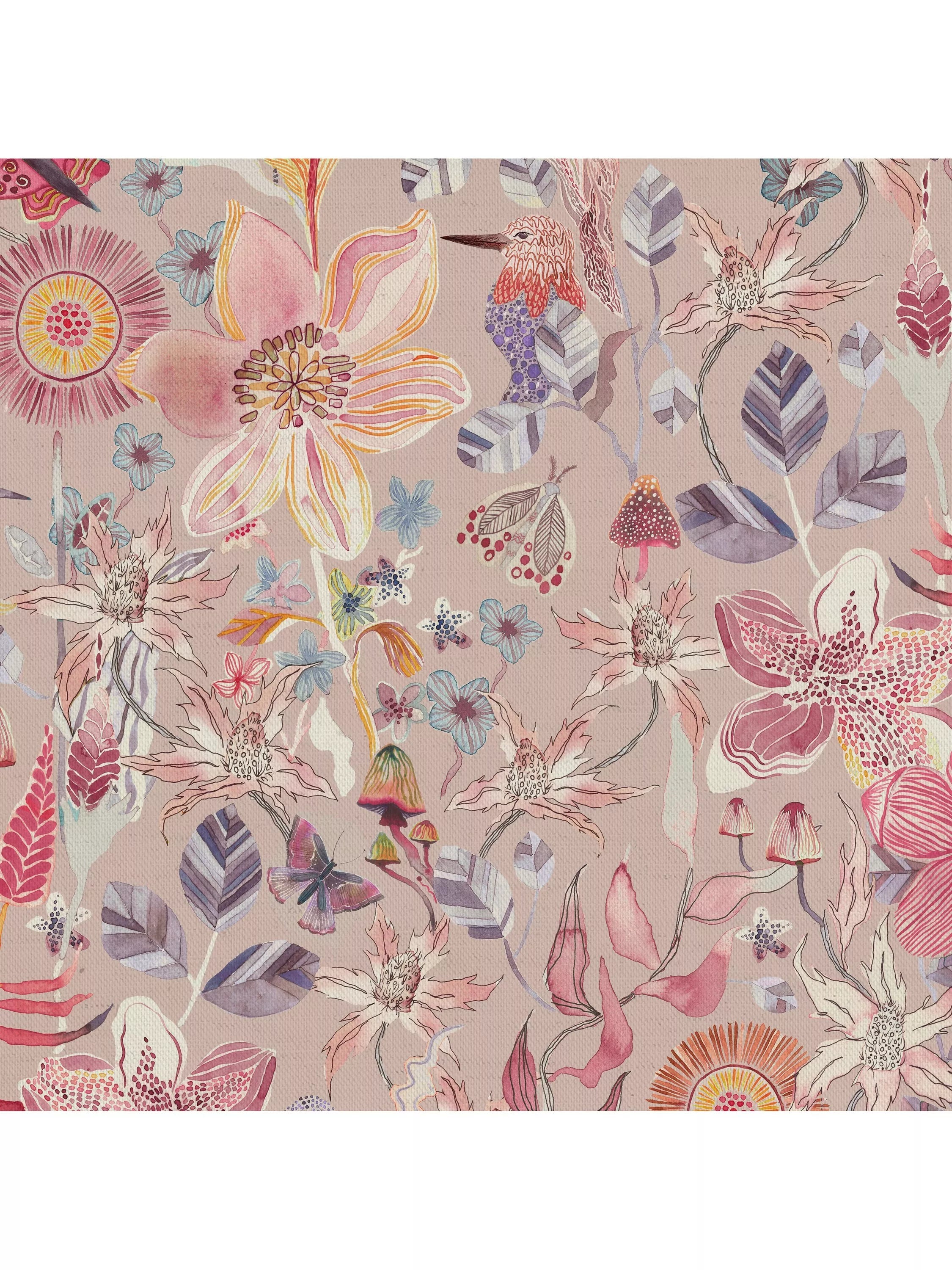 Voyage Primrose Haze Furnishing Fabric