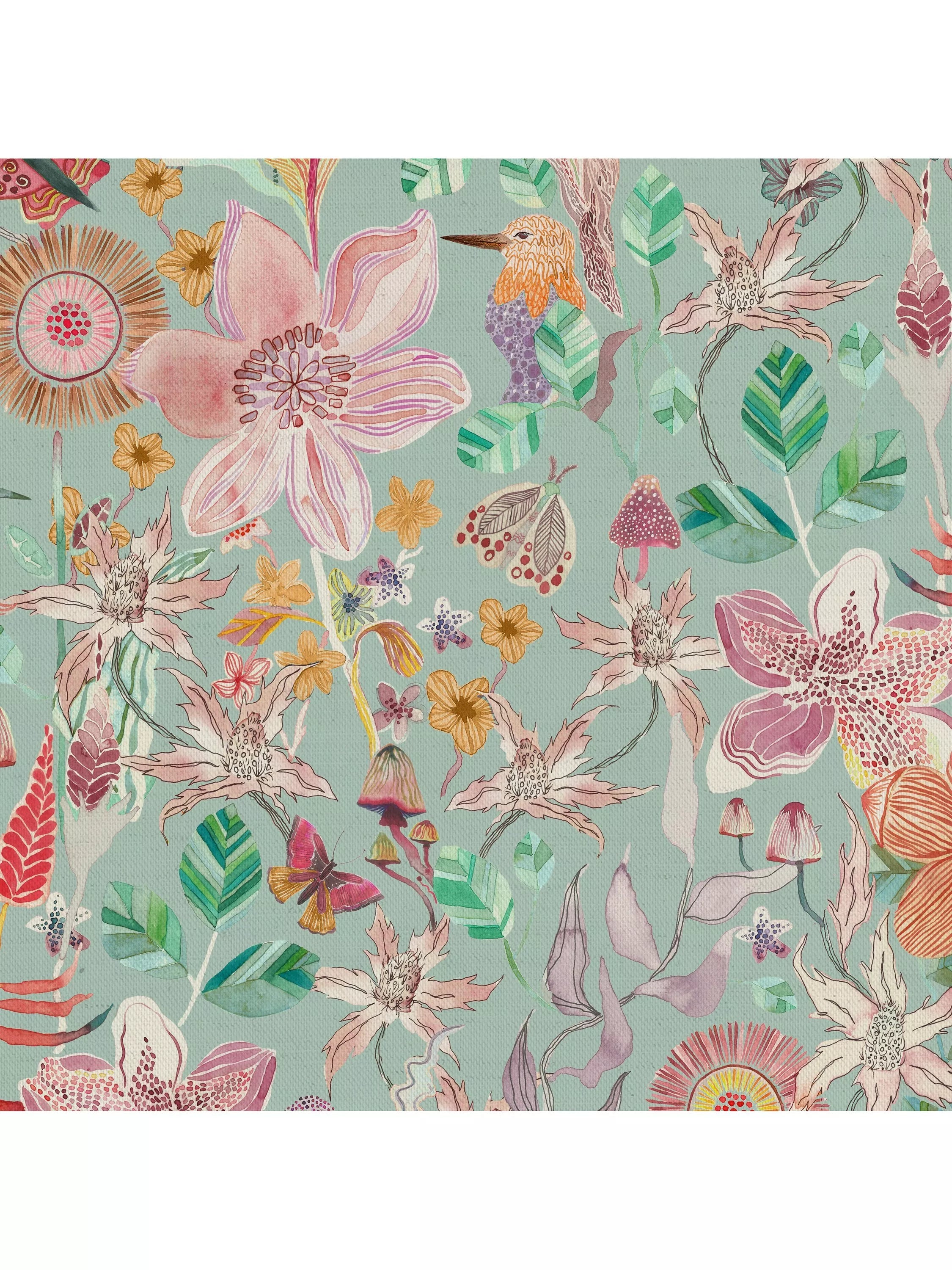 Voyage Primrose Haze Furnishing Fabric