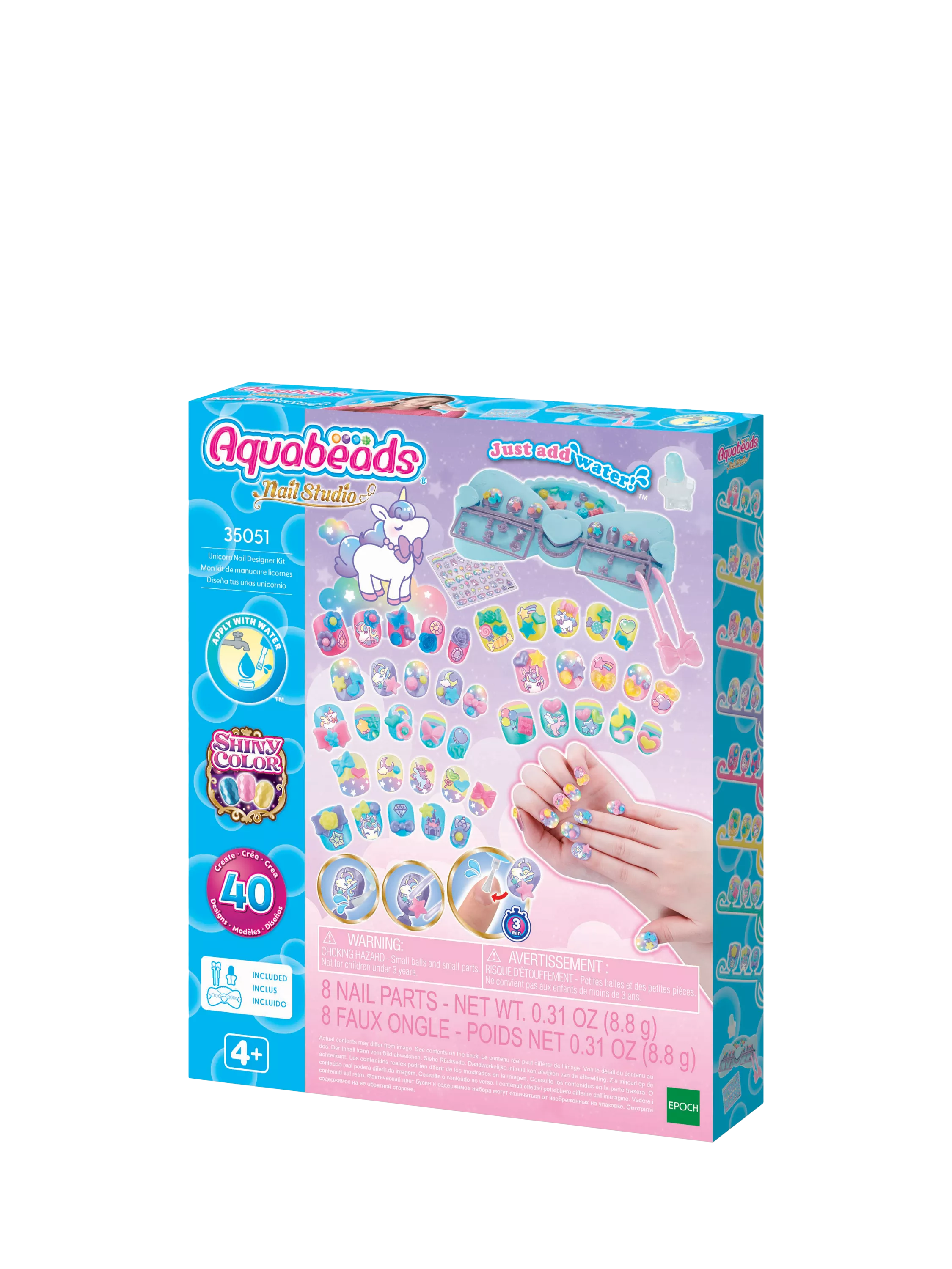 Aquabeads Nail Studio unicorn designer kit (British brand)