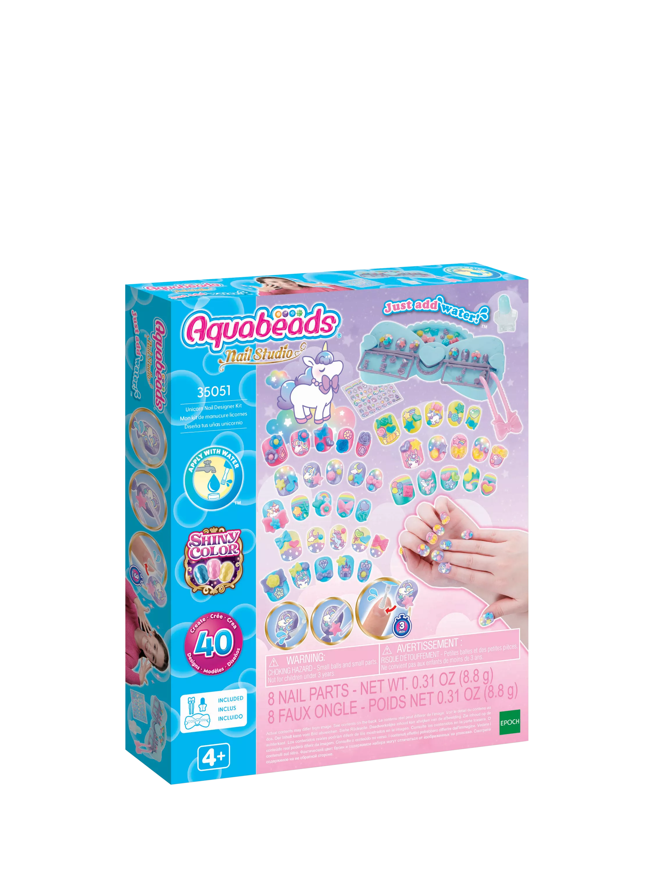 Aquabeads Nail Studio unicorn designer kit (British brand)