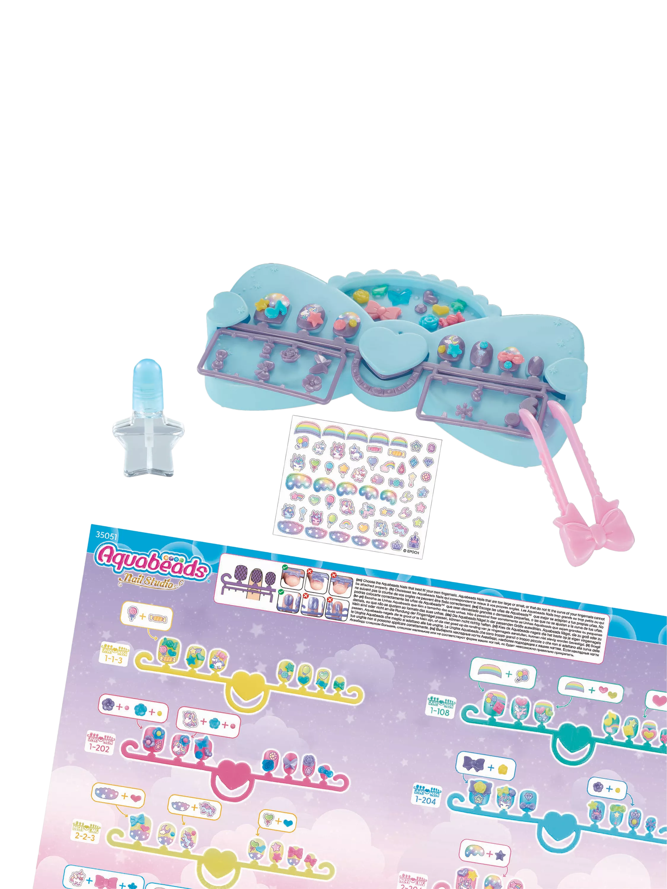 Aquabeads Nail Studio unicorn designer kit (British brand)