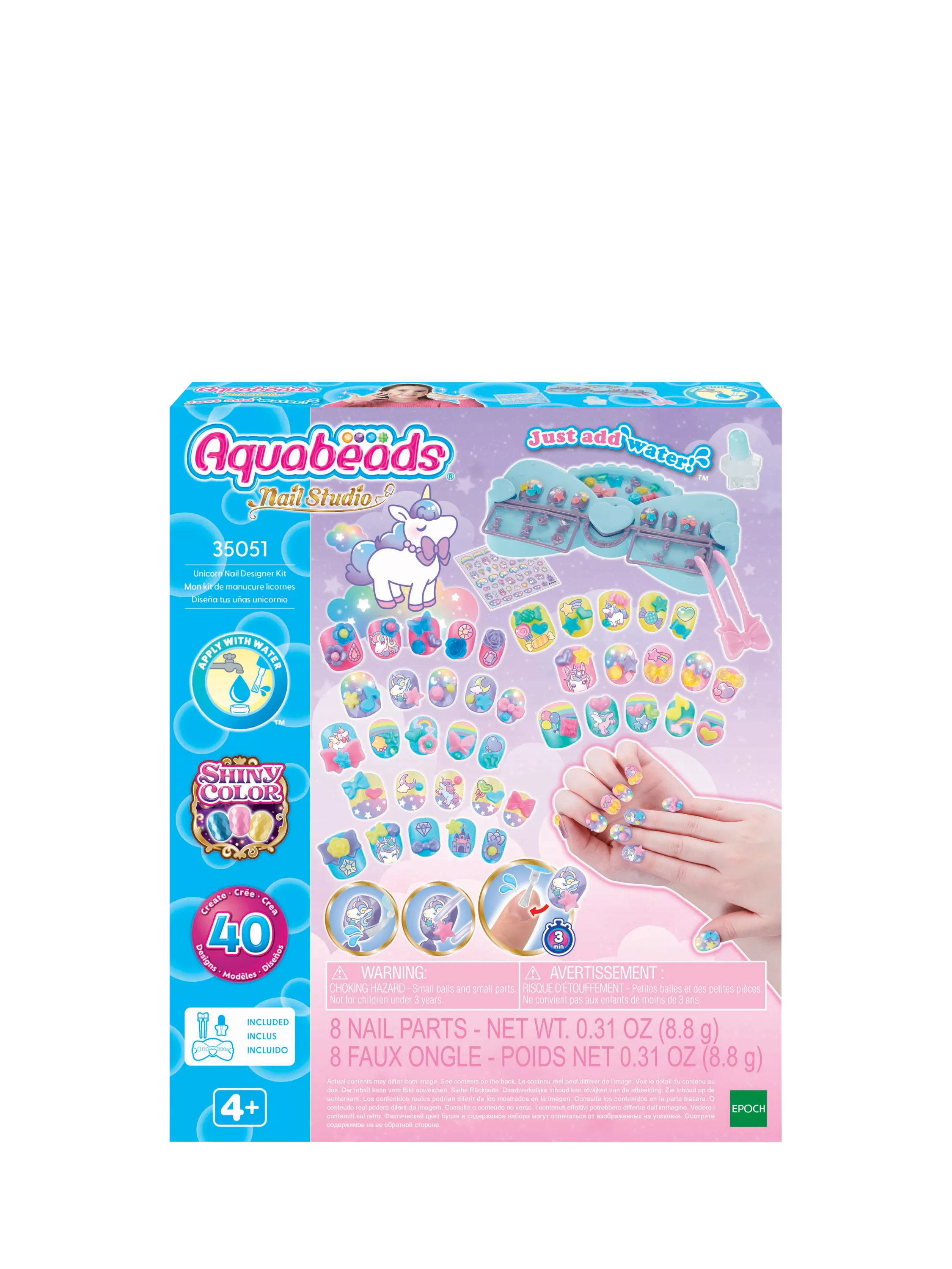 Aquabeads Nail Studio unicorn designer kit (British brand)