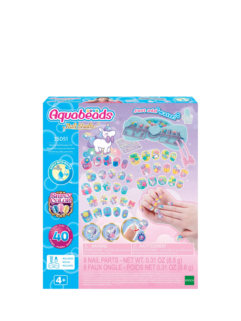 Aquabeads Nail Studio unicorn designer kit (British brand)
