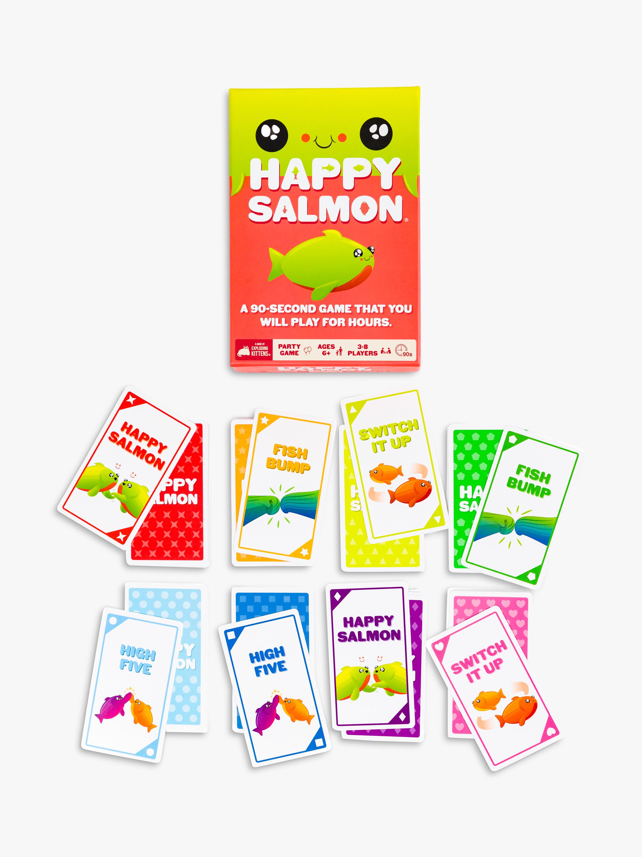 Esdevium Happy Salmon party card game, imported from the UK