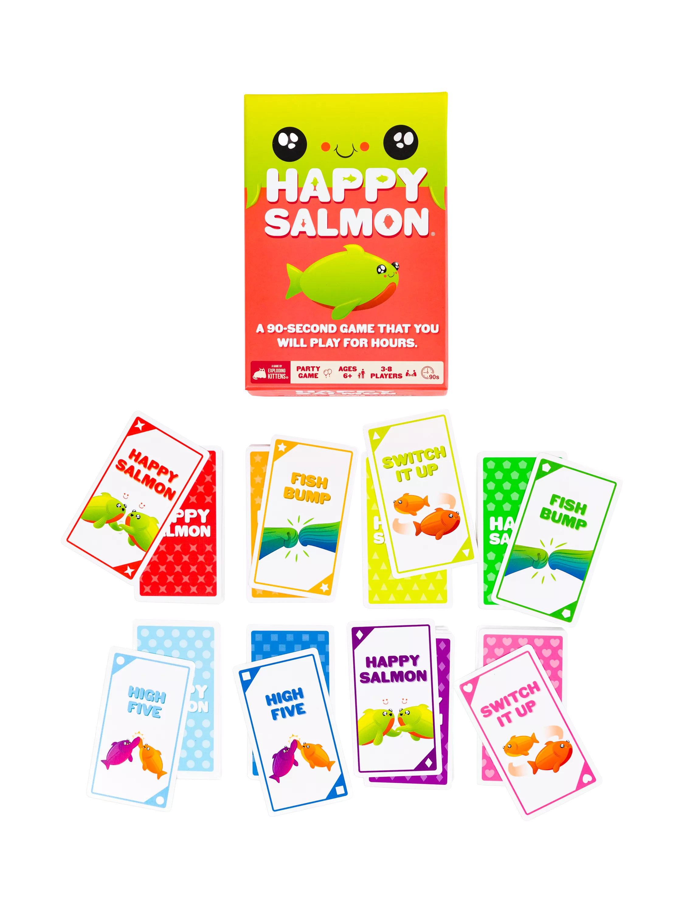 Esdevium Happy Salmon party card game, imported from the UK
