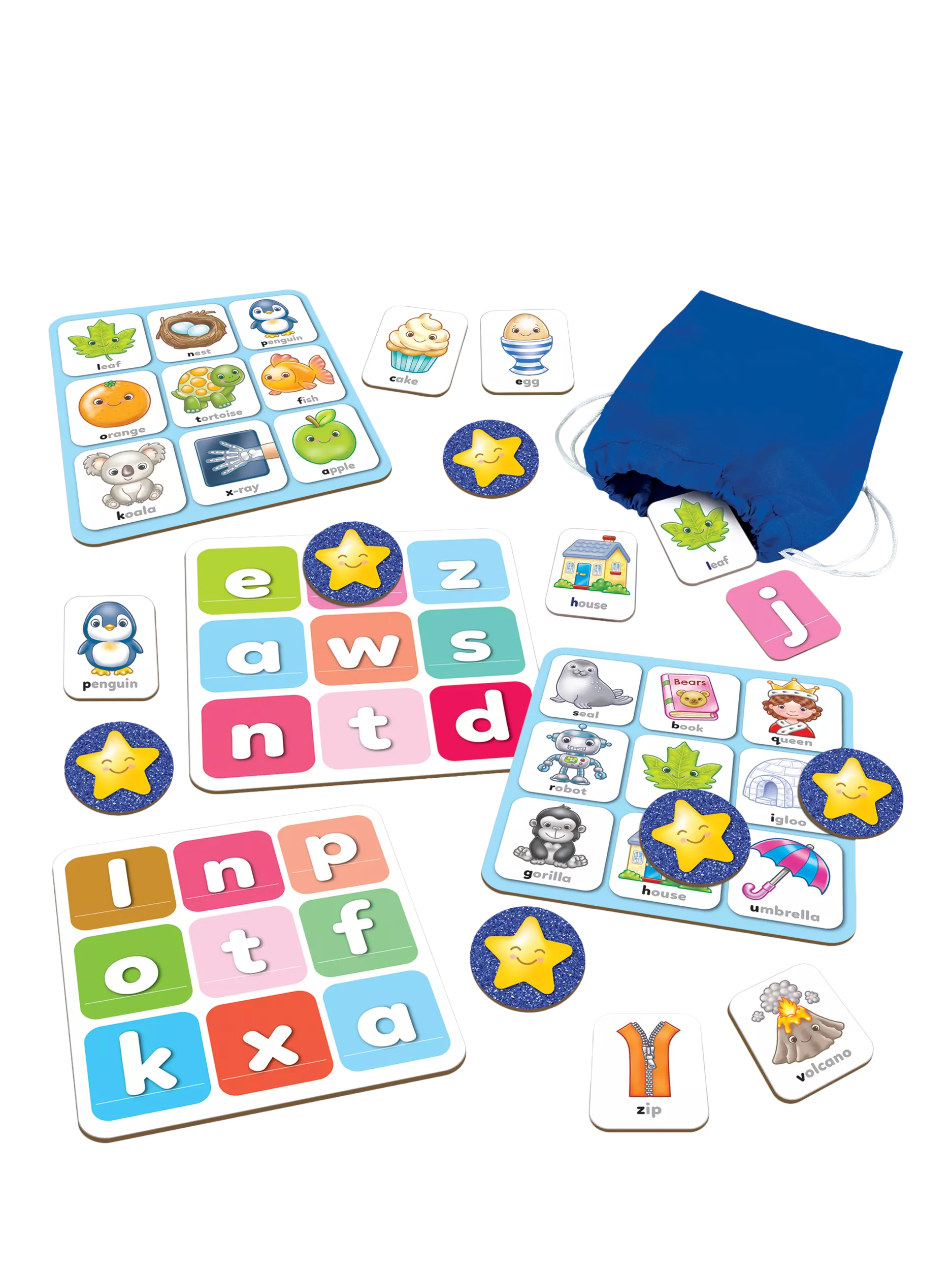 Orchard Toys Alphabet Bingo letter game box (British brand)